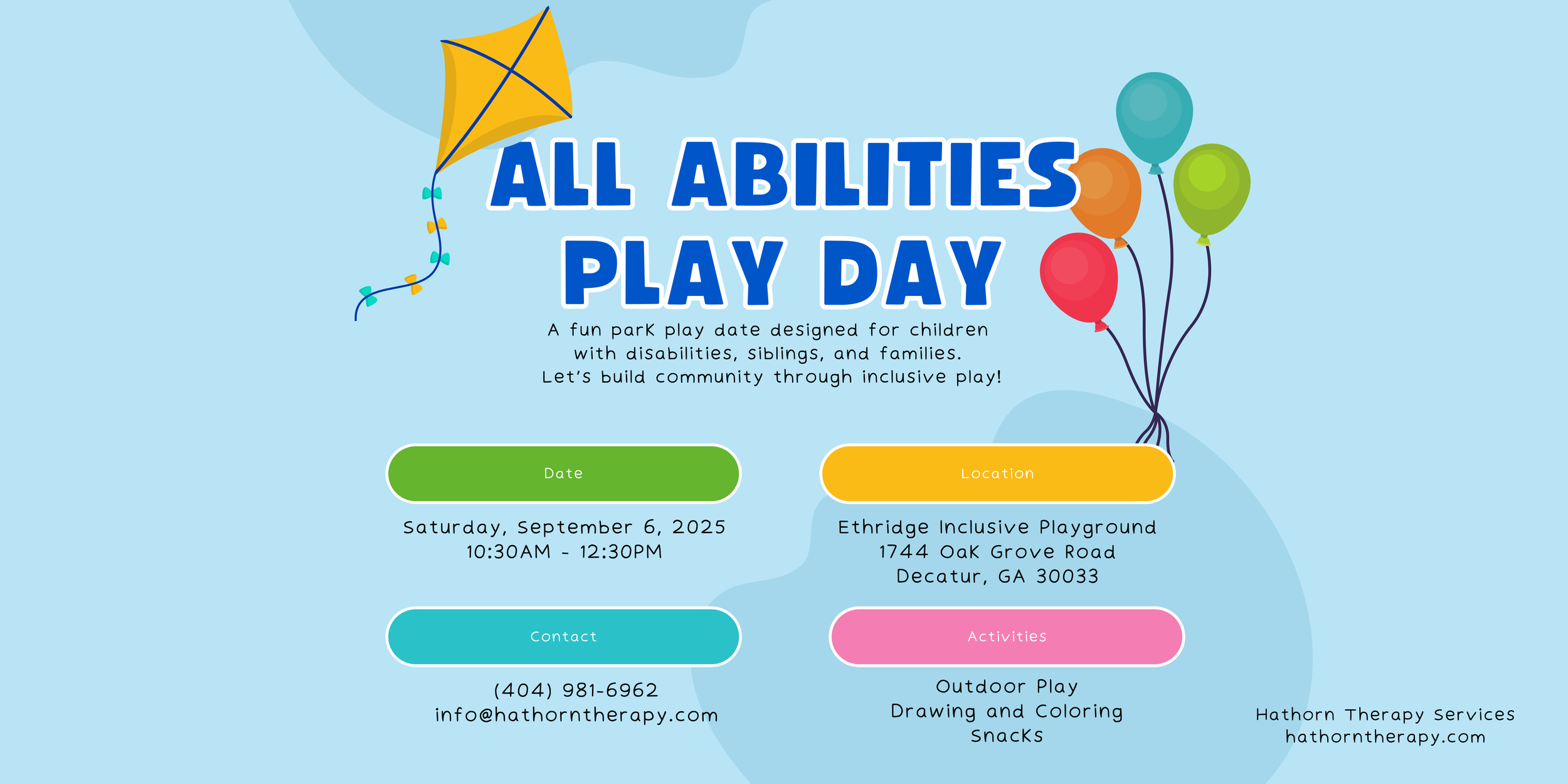 All Abilities Play Day