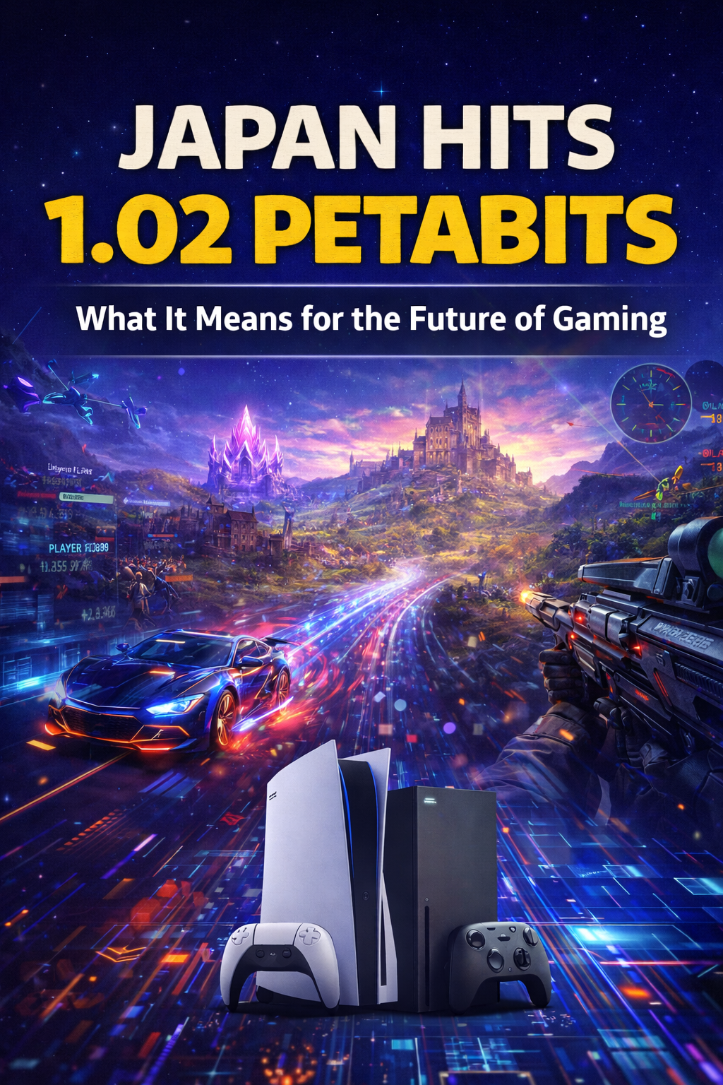 Japan Hits 1.02 Petabits Per Second — And It Could Change Gaming Forever