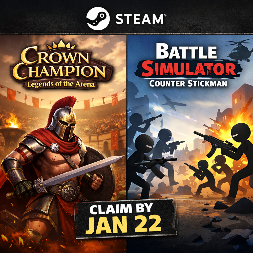 Steam Is Giving Away 2 Free Games Until January 22 — Don’t Miss This