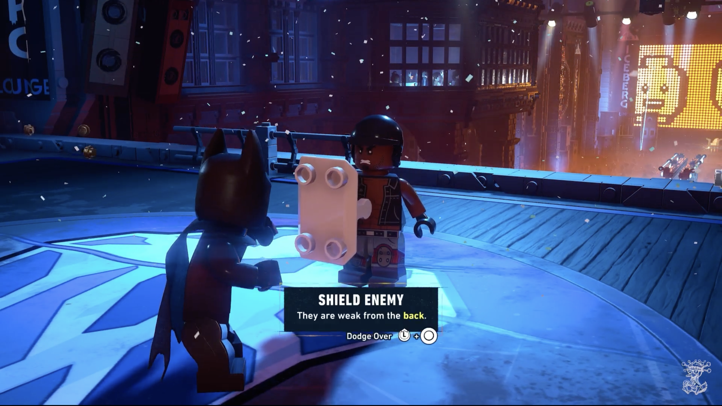 Lego Batman Legacy of the Dark Knight Iceberg Lounge Defeat the enemies