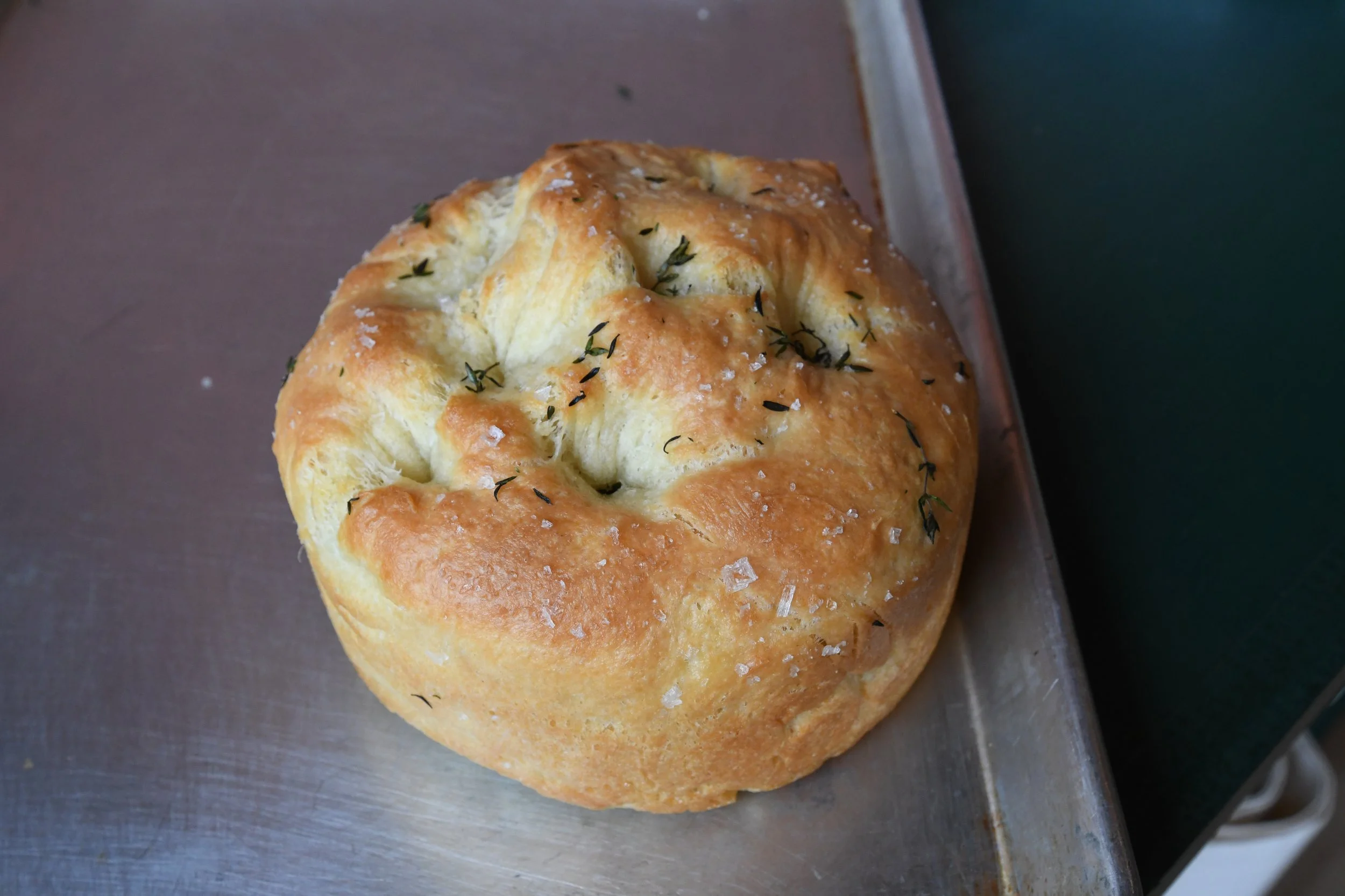 Sea Salt Focaccia Round (2-5 servings)