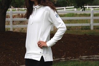 Cowl-Neck Hoodie