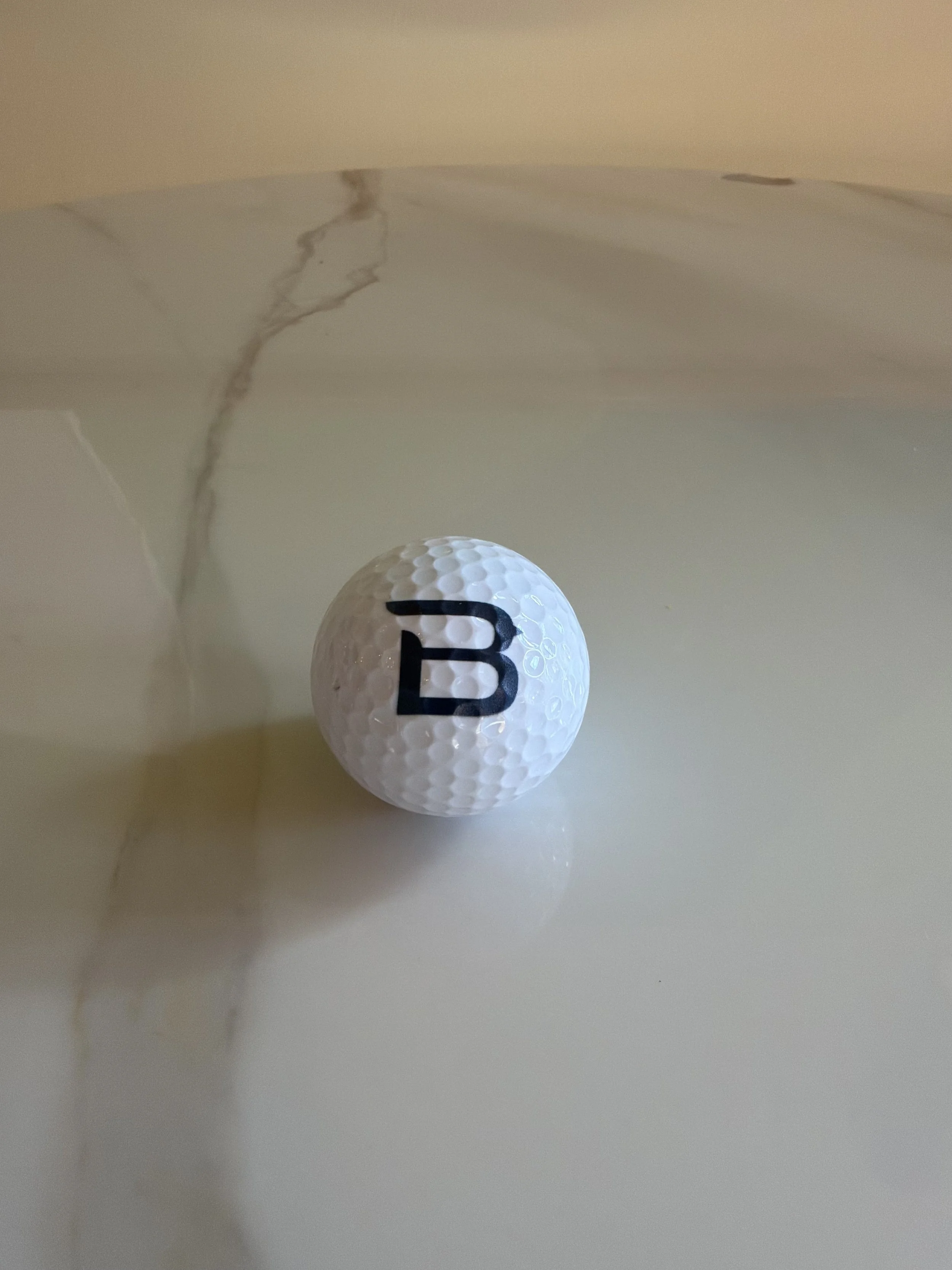 "B" Golf Ball