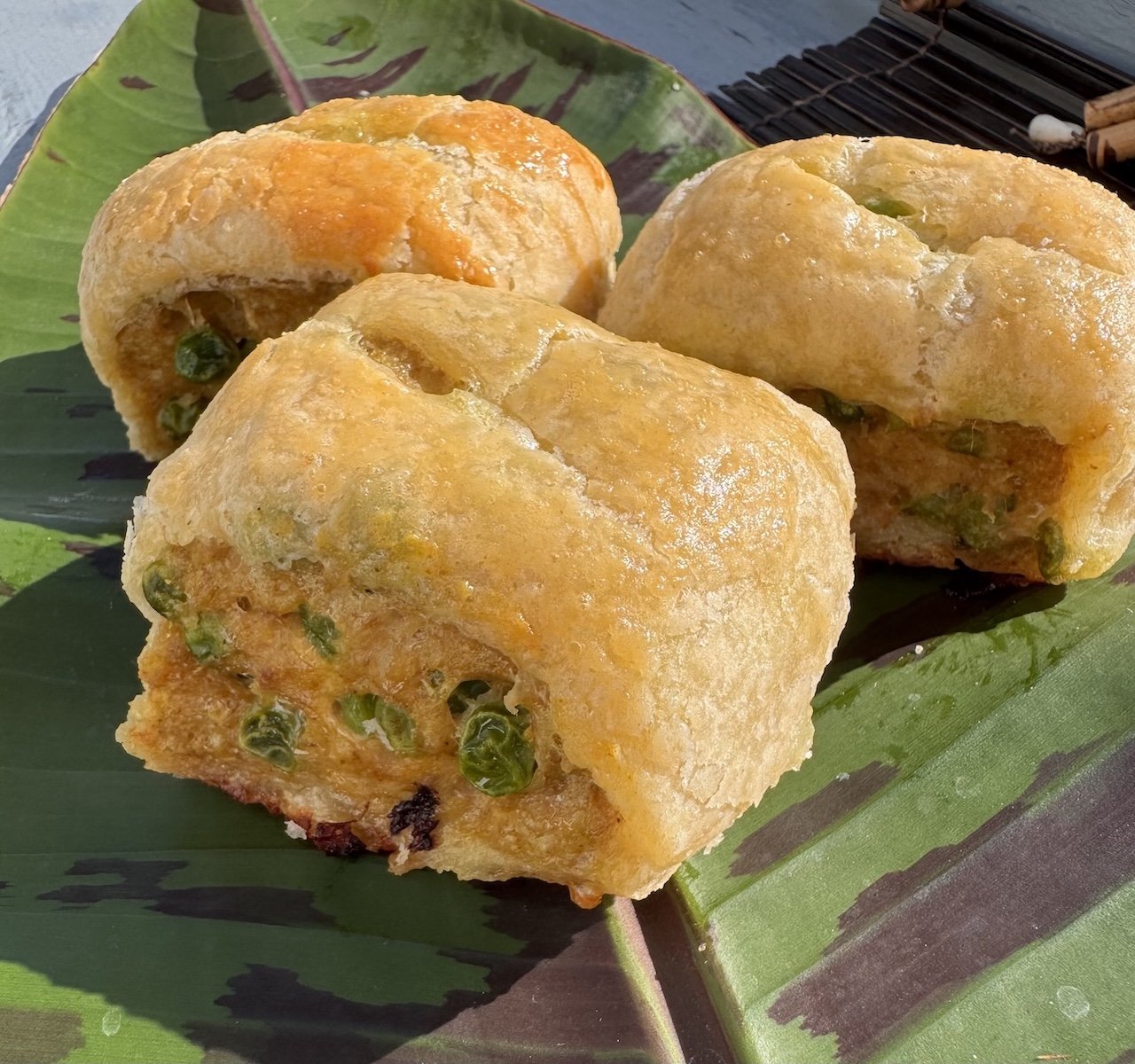 Curry Turkey Sausage Rolls