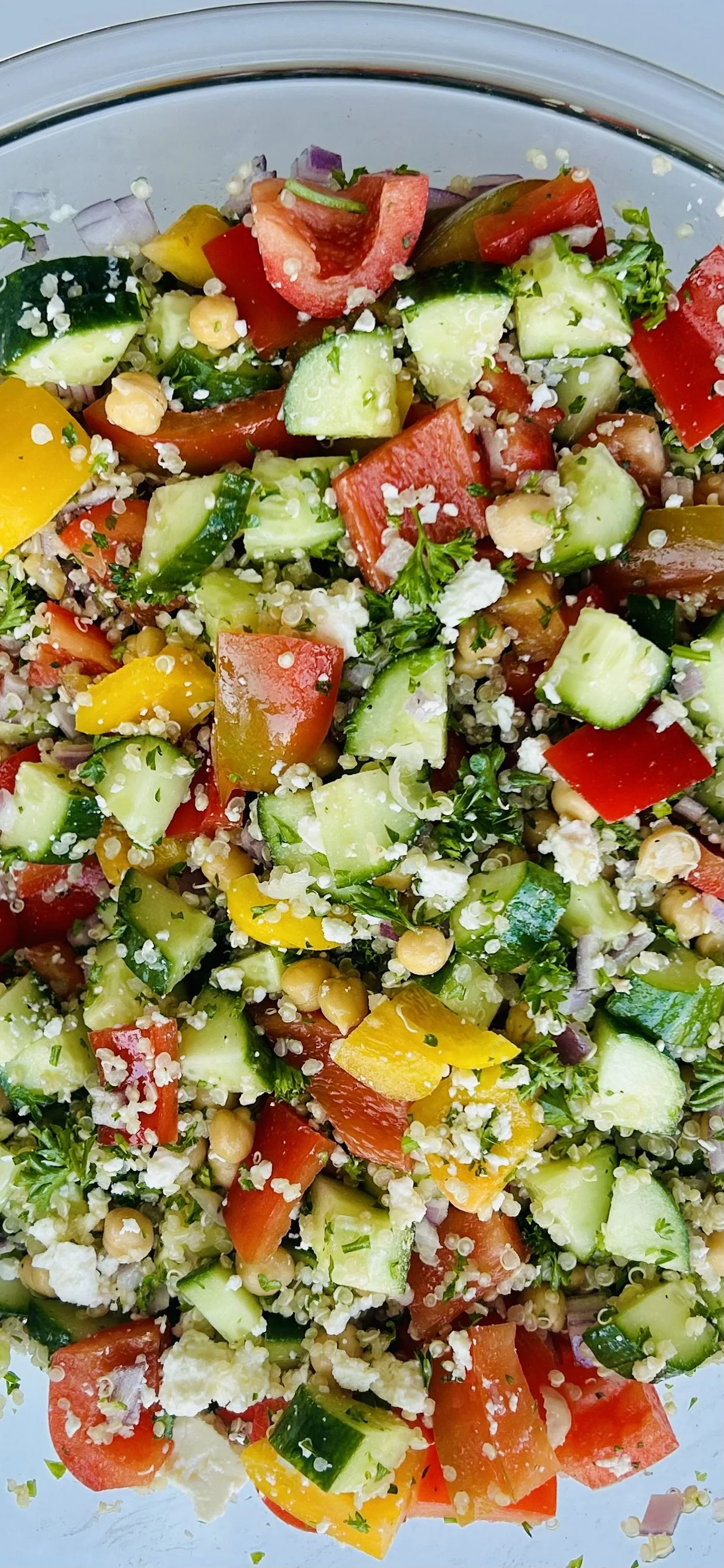 Simple Chickpea Salad Recipe (Fresh + Protein-Packed)