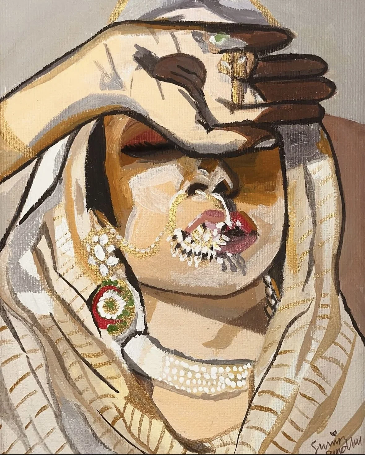 Shavaan (2022) 
Acrylic On Canvas, 8" x 10" Inches
