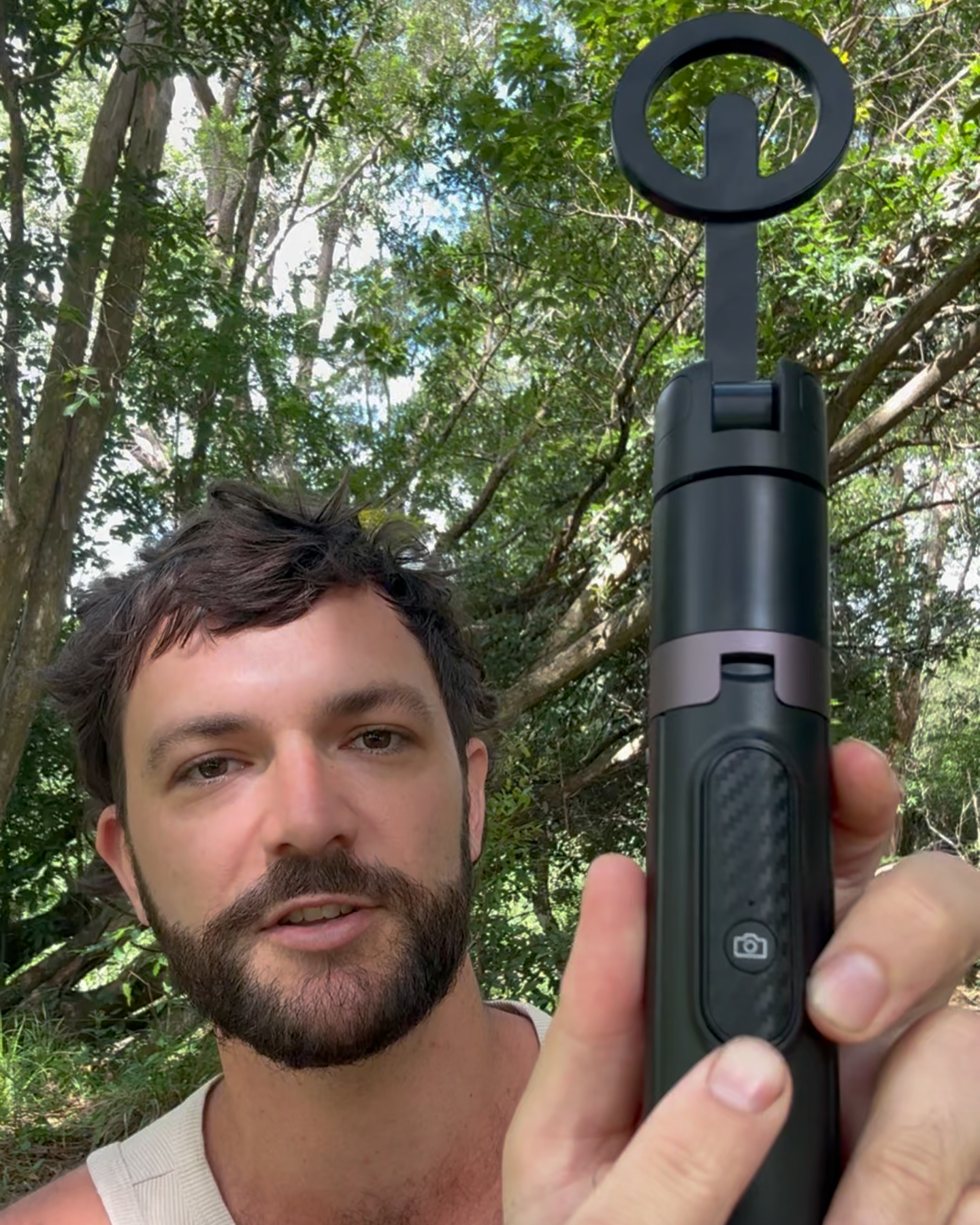 Tripod Review - TONEOF 68" Magnetic Cell Phone Tripod with Light (Amazon)