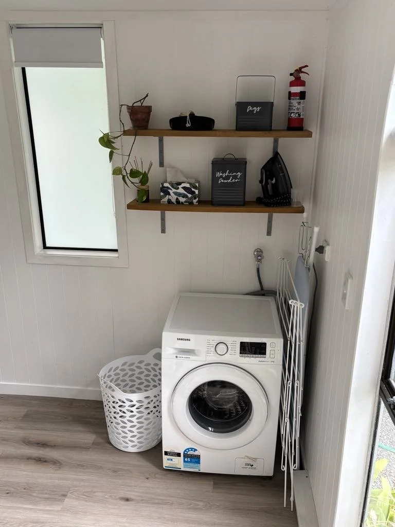 Extended stays are welcome with our fully equipped laundry!