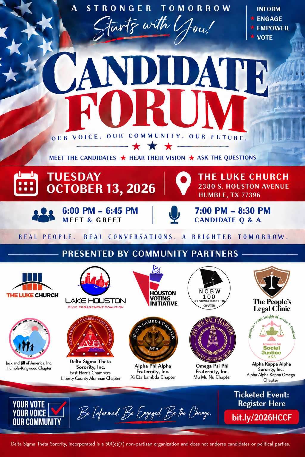 Get Out To Vote - Candidate Forum