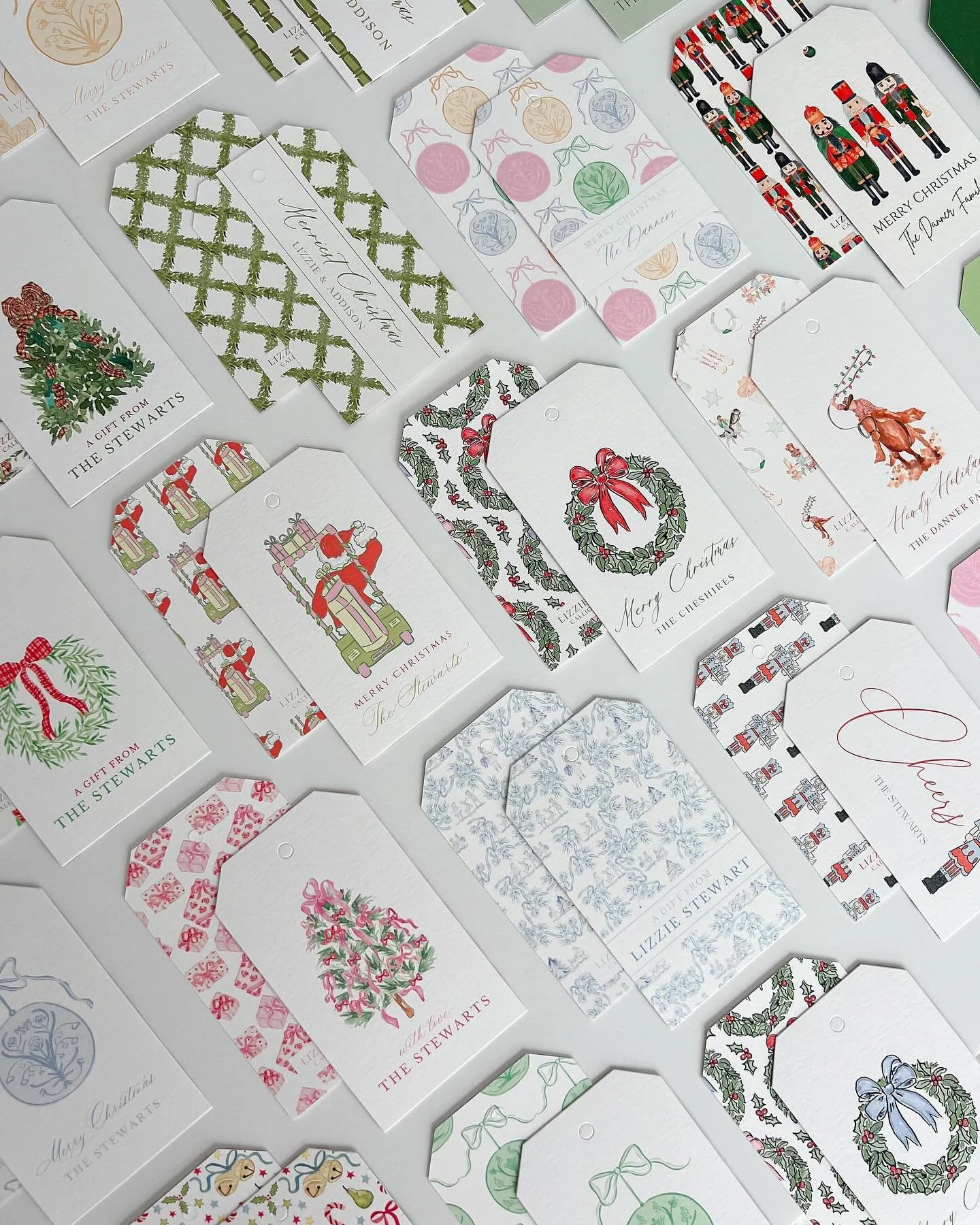 Christmas gift tags are back and better than ever! Check the gift tag highlight in my stories to see the 40+ designs available this year!! Click the link in my bio to place your order before December 1st!