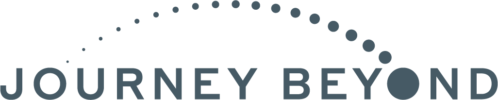 Logo with the text 'Journey Beyond' and a dotted curved line
