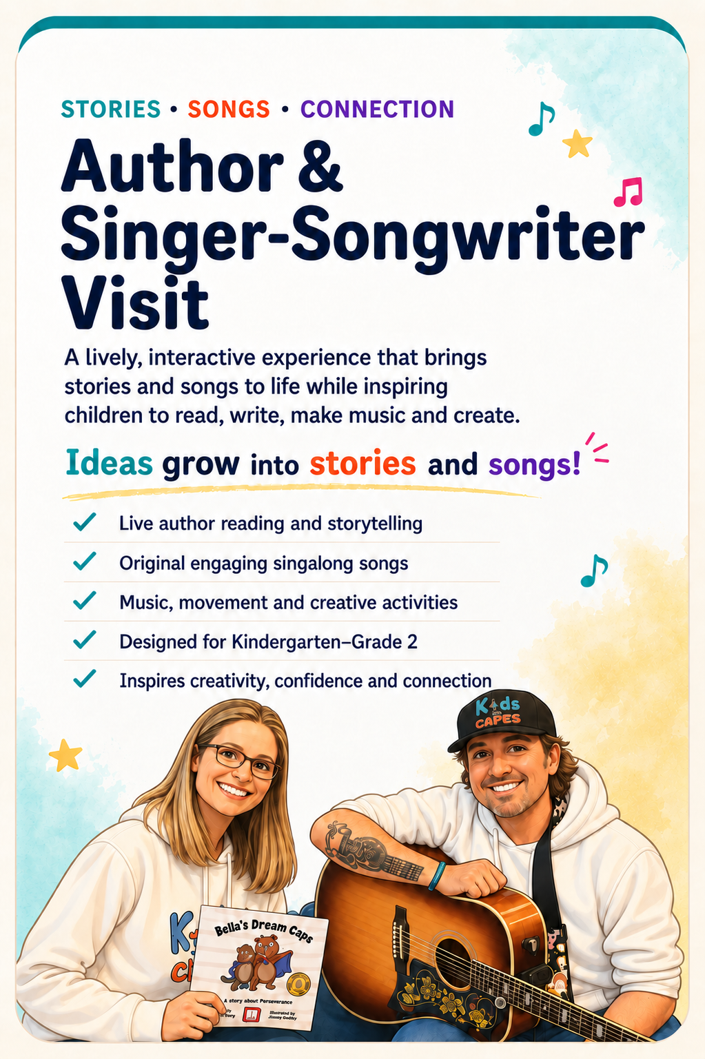 Author & Singer-Songwriter Visit