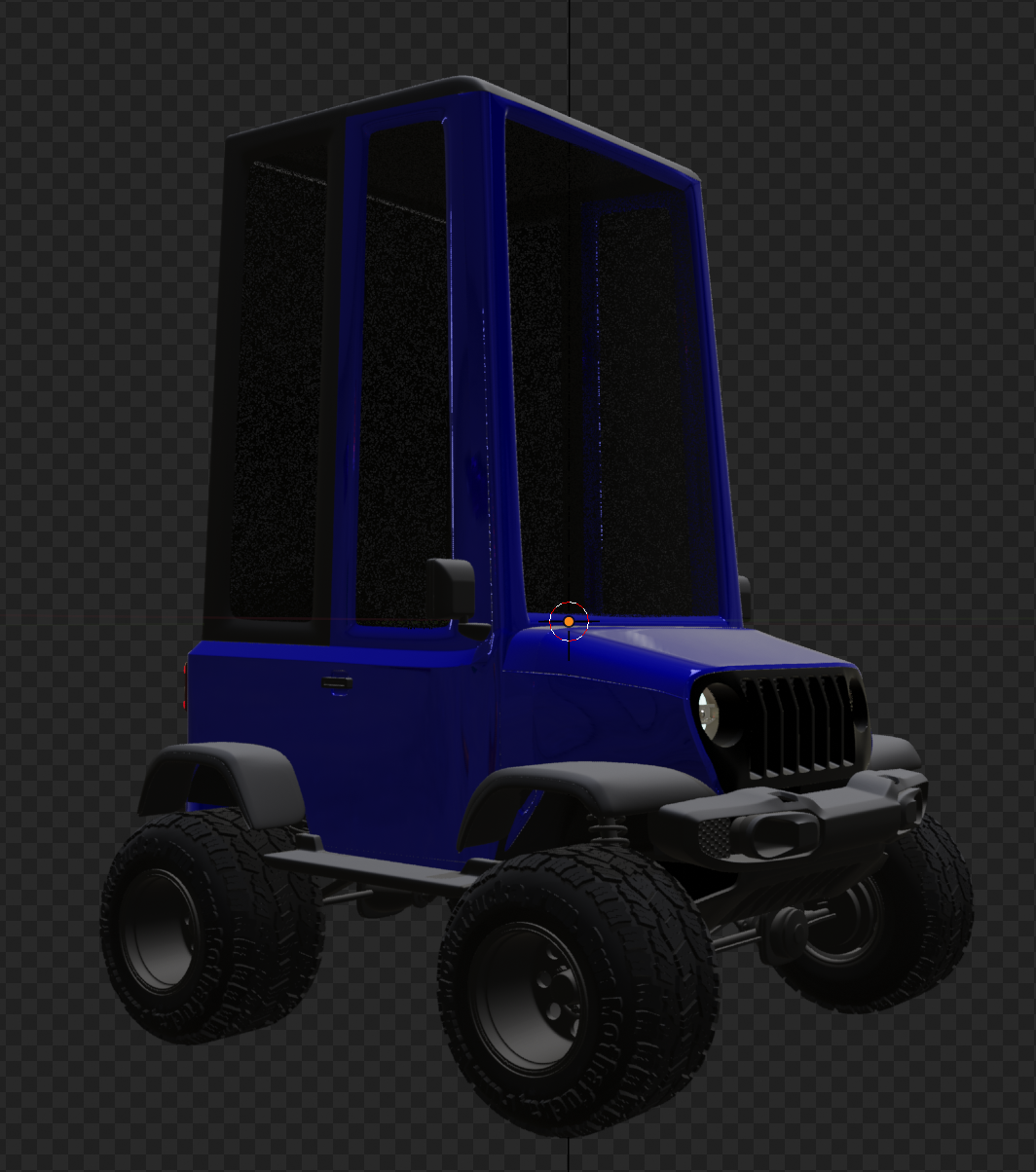 Cartoon Jeep WIP