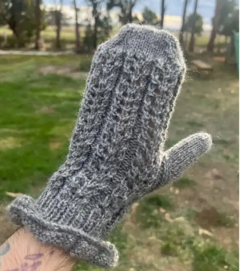 Cosy Cuffed Mittens Knitting Kit