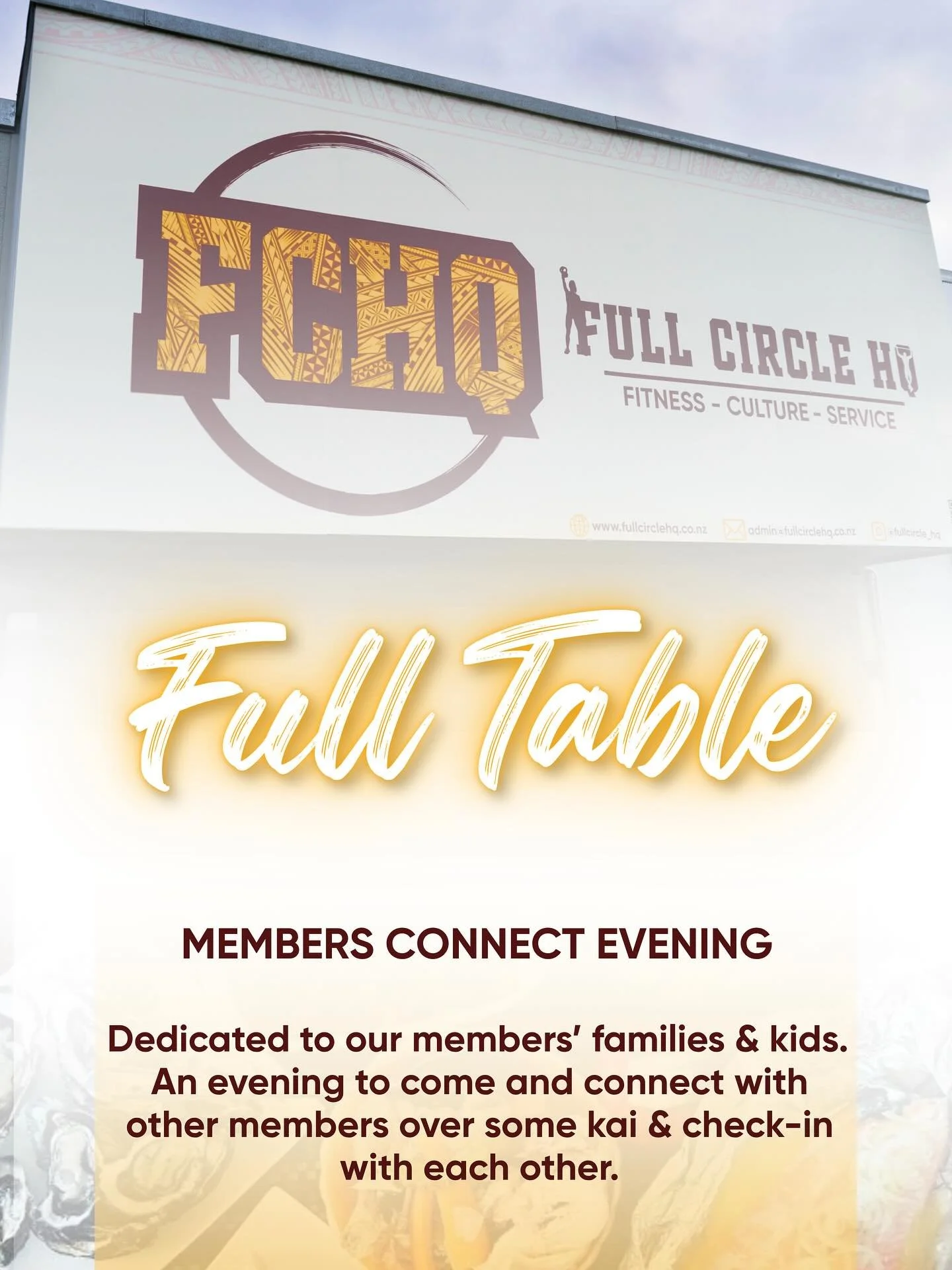 🍱 &ldquo;FULL TABLE&rdquo;  Scroll ➡️
Our way of connecting and checking-in with each other. No other way than doing so than over some kai. 
Creating a space not only for our members, but for their families. 

Our first &ldquo;Full table&rdquo; even