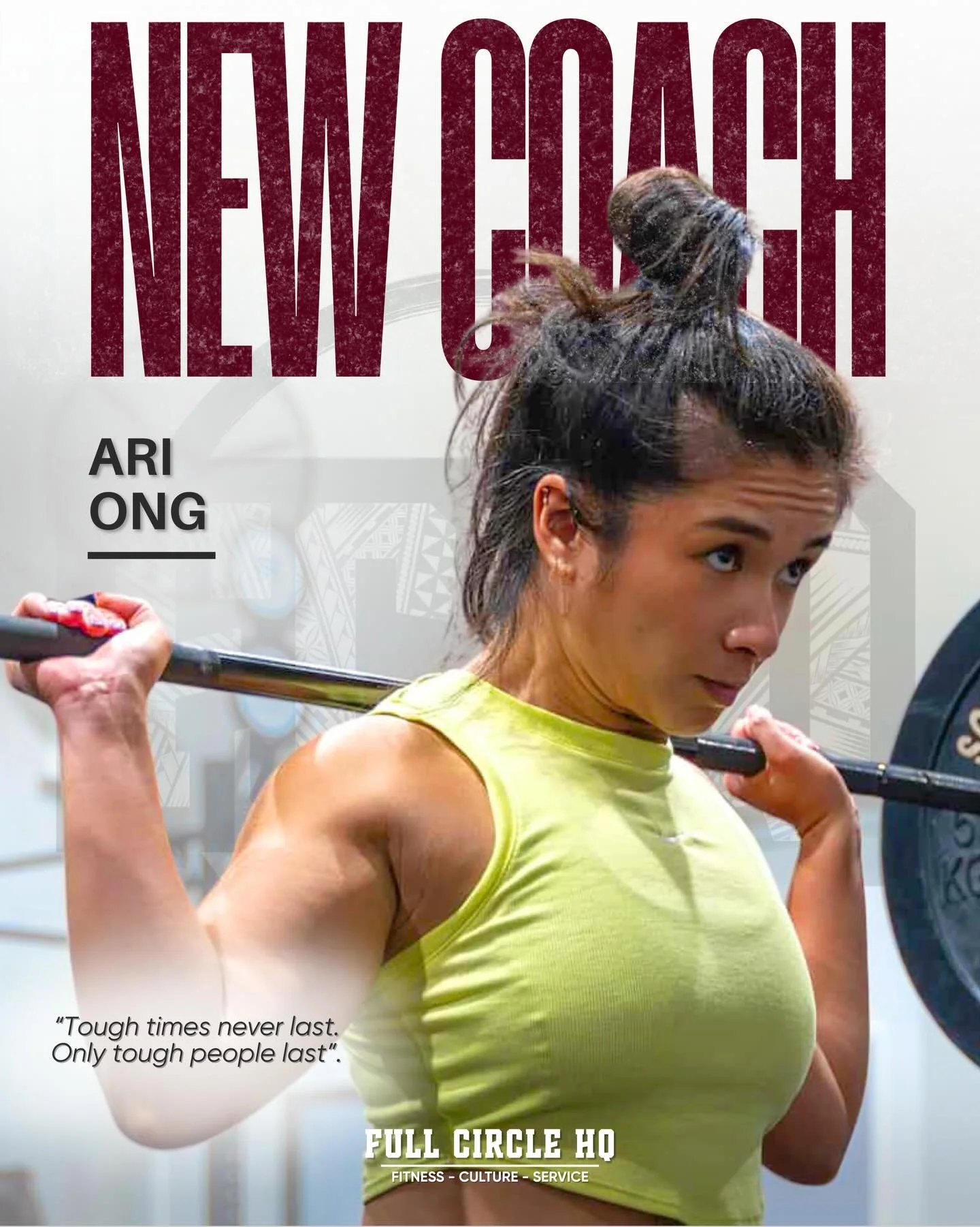 ‼️NEW COACH‼️
Welcome Coach Ari!
Grateful to have you part of the team, with your energy and vibe, you&rsquo;re always keen for a laugh!

Name: Ari
Ethnicity: Filipino 🇵🇭 

⭕️What is one thing you love about exercise/training?
&ldquo;I love being a