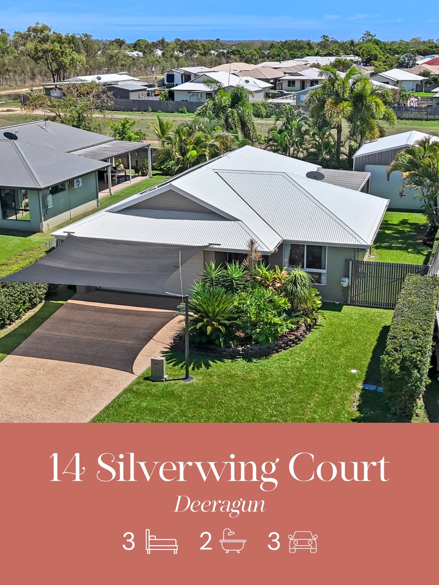 🩶 14 Silverwing Court, Deeragun 🩶

3 🛏️, 2 🛁, 3 🚘 + shed 🔨 + solar 🌞 

It may not be February 14th but I have a feeling you might fall in love this weekend! Ready and waiting is a well maintained 3 bedroom home with some luscious green grass o