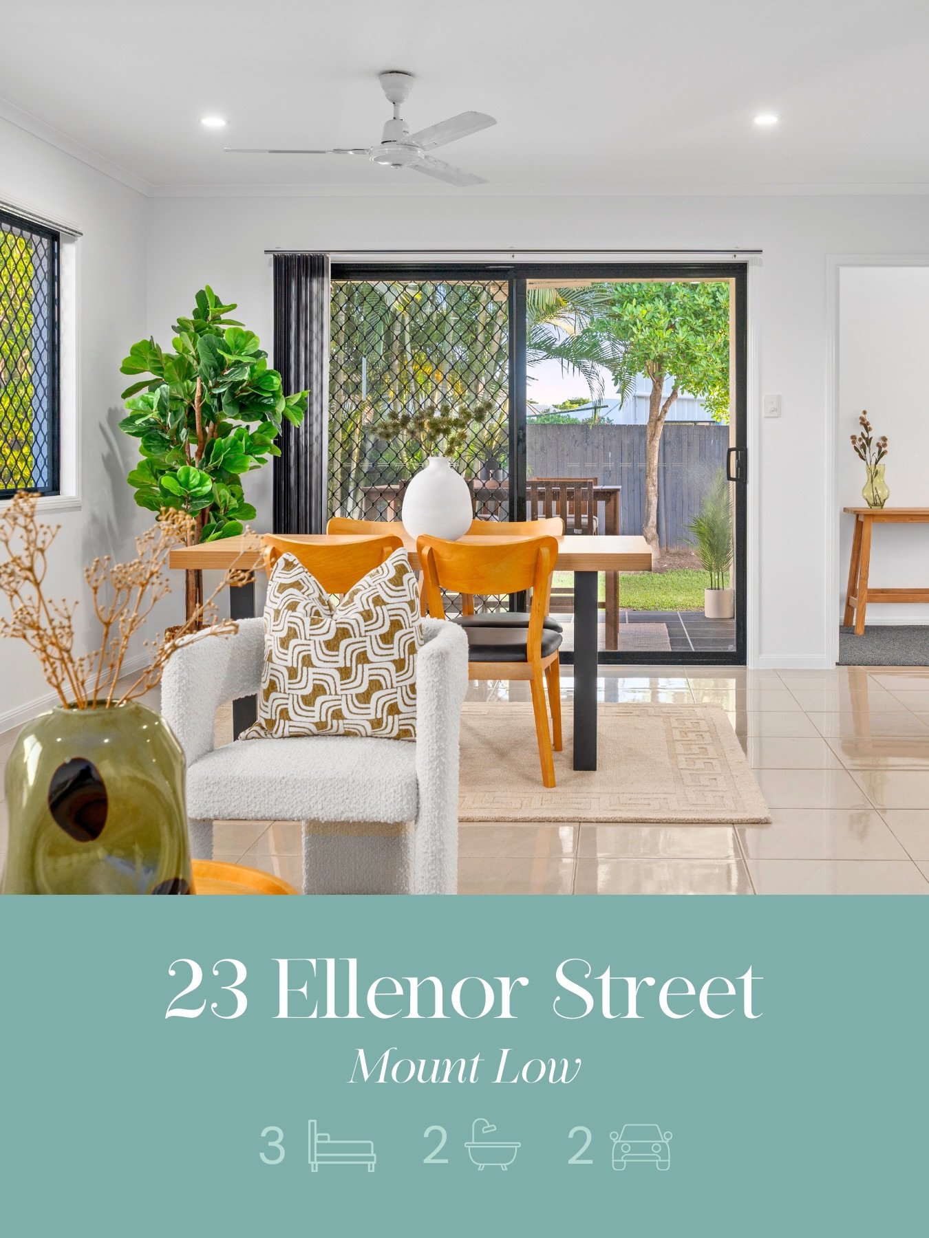 🏡 23 Ellenor Street, Mount Low 🏡

3 🛏️, 2 🛁, 2 🚗  450m2 📍 

Recently refreshed and move-in ready, this beautiful home is perfect for investors or nesters! 🪹 Located in the popular suburb of Mount Low you&rsquo;re just 20 minutes from the city 