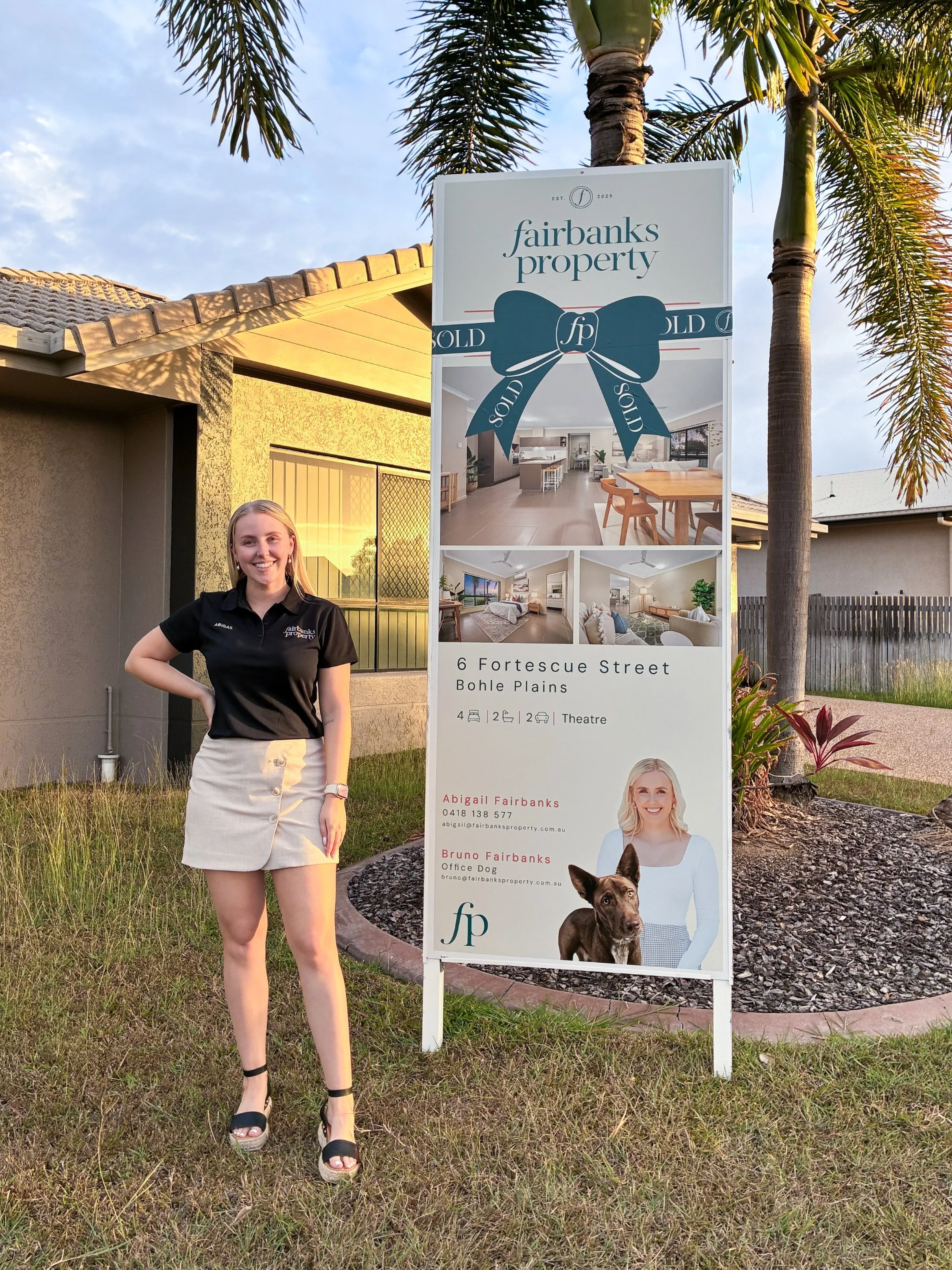 🌞 6 Fortescue Street, Bohle Plains 🌞

SOLD for ⚡️$770,000⚡️

Bohle Plains proving its popularity once again! I personally love the proximity to the tennis courts 🎾 

As a way of giving back to the community Fairbanks Property has donated $500 from