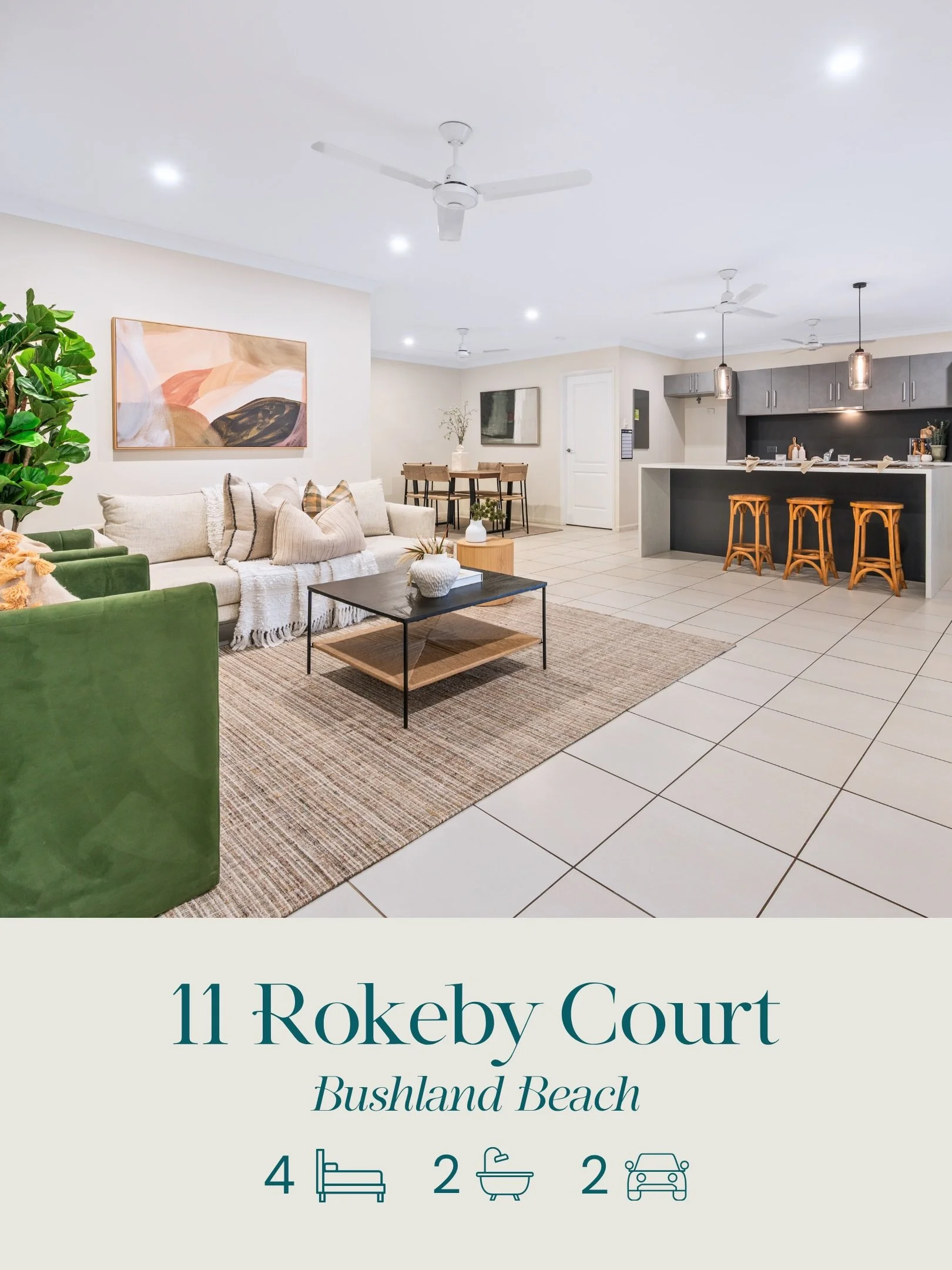 🏝️ 11 Rokeby Court, Bushland Beach 🏝️
 
4 🛏️ + 2 🛁 + 2 🚘 + theatre 🍿 + pool 🏊🏼&zwj;♀️ + solar 🌞 

If entertaining is what you love most, this property is sure to be a favourite! Featuring multiple indoor living spaces, an expansive patio for