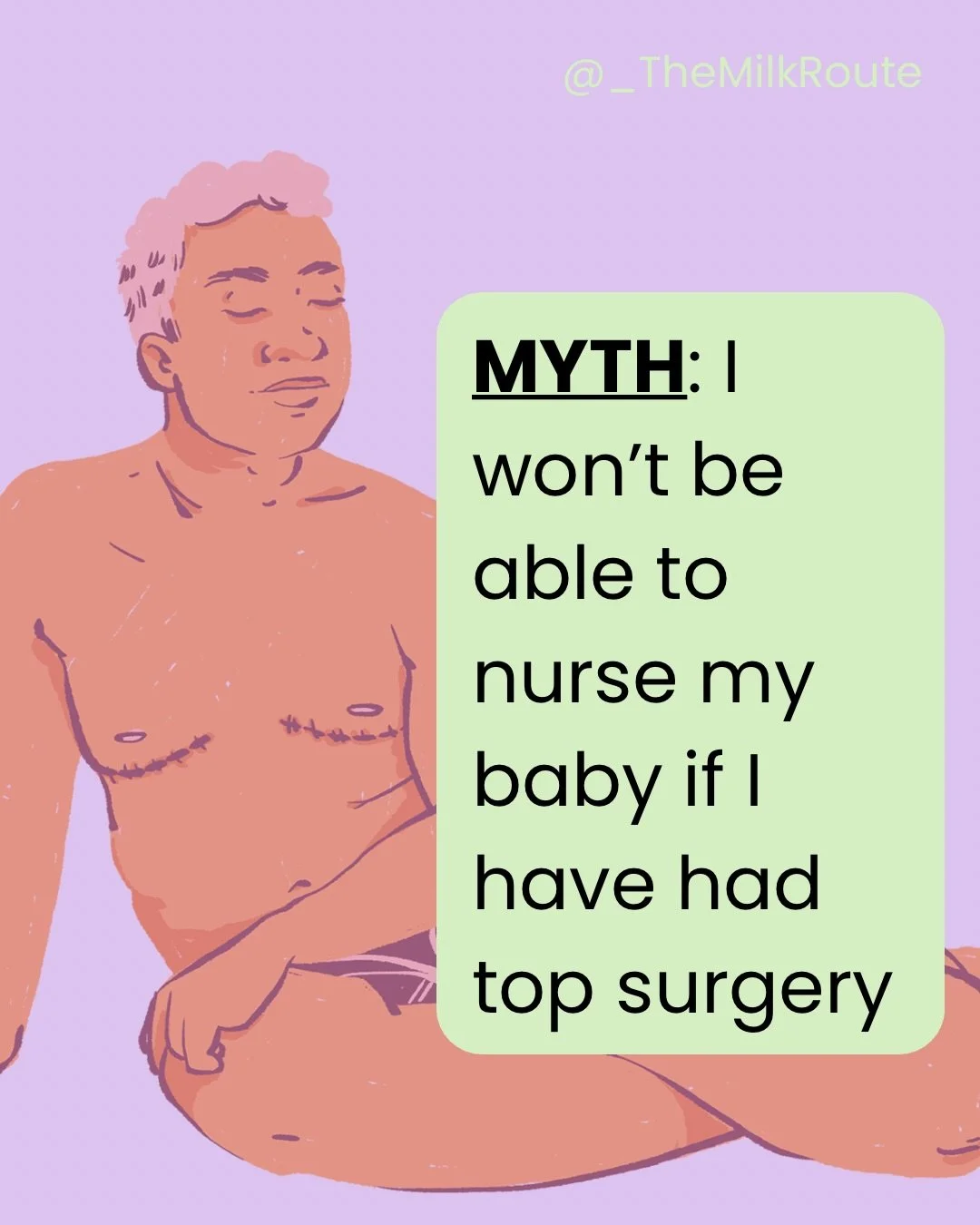 Repost :) 

FACT: anyone can nurse their baby - but it&rsquo;s actually a lot more nuanced than that.

Any surgery, injury or procedure done to the breasts or chest can have an effect on milk production. This post is about top surgery (or chest mascu