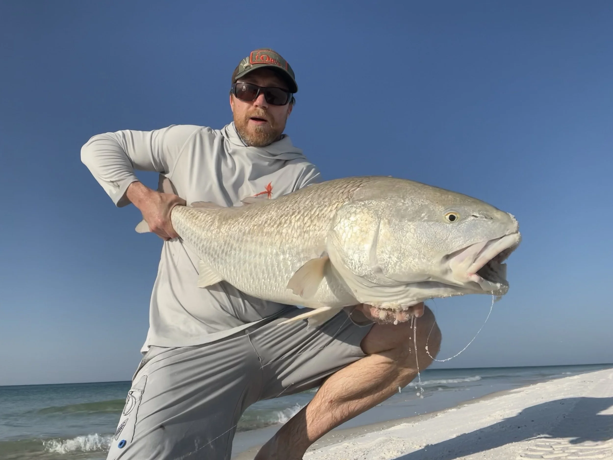 Big Redfish Fly fishing Santa Rosa Beach 30A