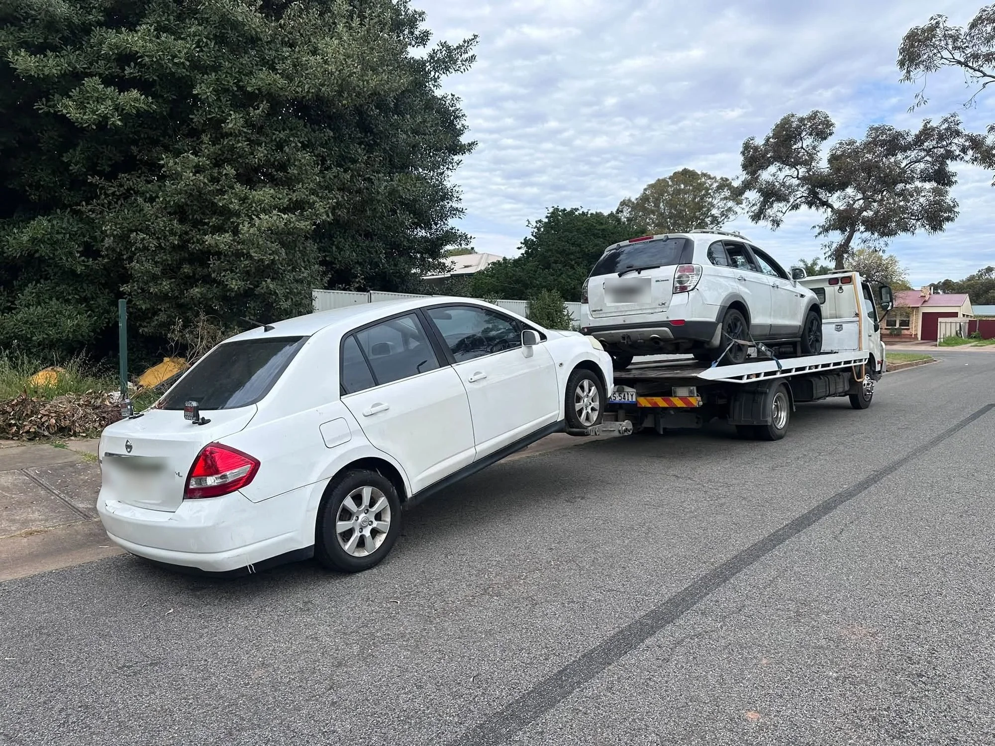 Car pickup in Semaphore Park