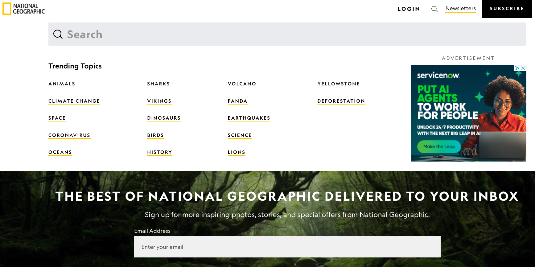 AFTER: Landing page