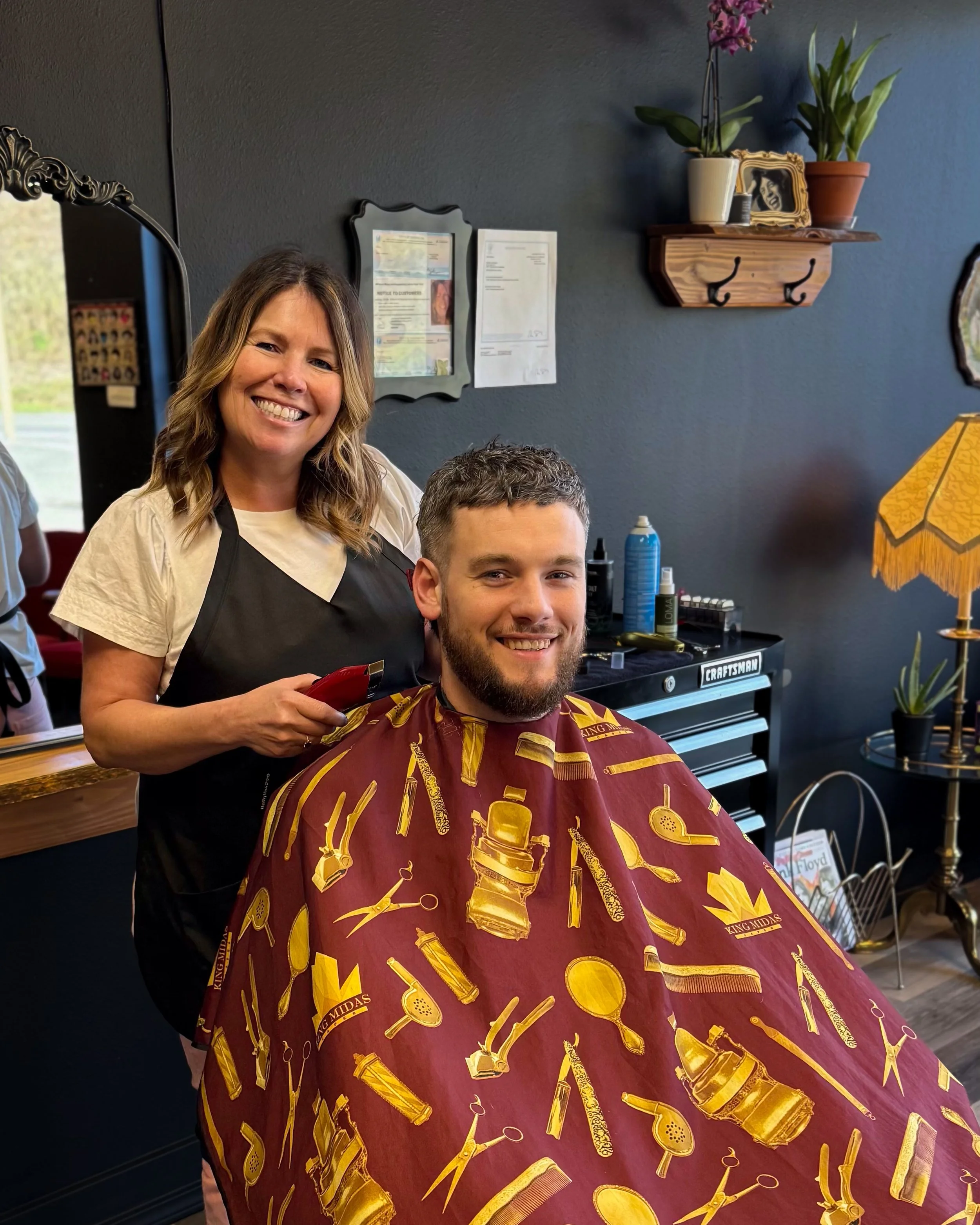 Wendy Johnson, owner & operator at Port Townsend Barbershop