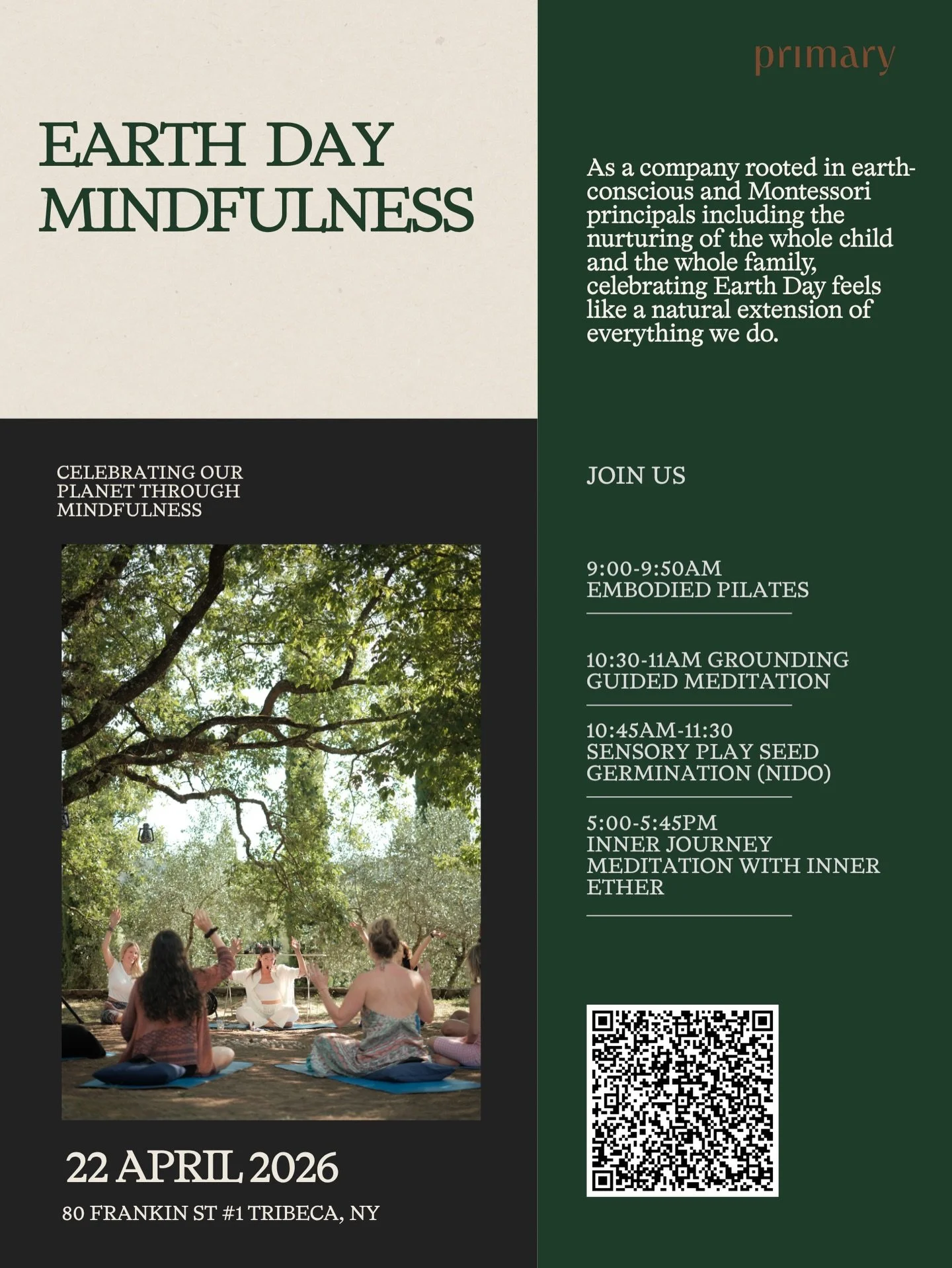 Join us for an evening of sound meditation tomorrow.

Rooted in reverence for the Earth ~ @casaprimary in Tribeca.

Link in bio to sign up 🌱

#earthday #meditation #innerjourney #soundhealing #nycwellness