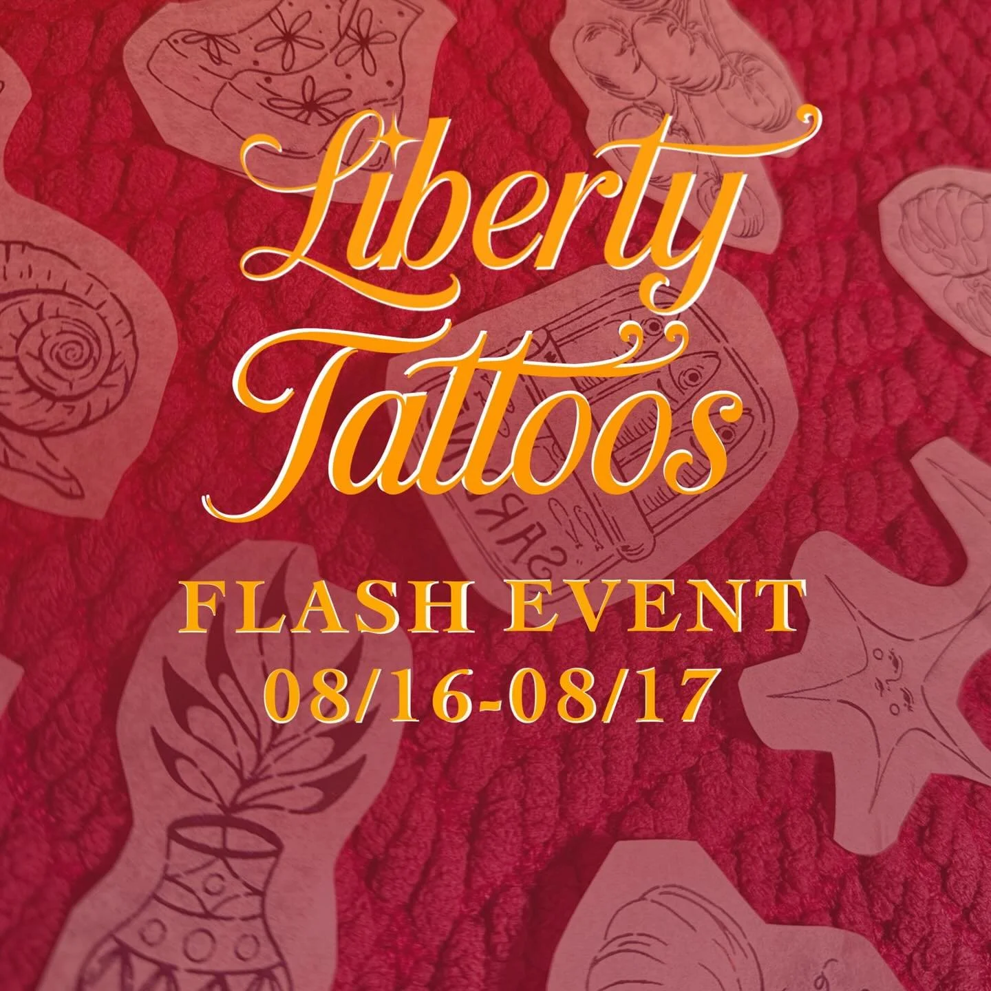 ✨ **FLASH EVENT ALERT!** ✨
Next weekend (8/16 & 8/17), I’m hosting a flash tattoo event and I’m booking by time slots, so it’s first come, first served! 
✨When?? 10 am – 8 pm both days
✨What?? Unlimited tattoos, perfect