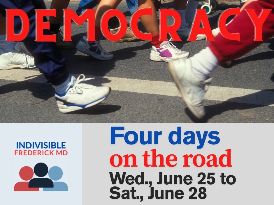 Four Days on the Road! (in support of 12 Days to Democracy!)