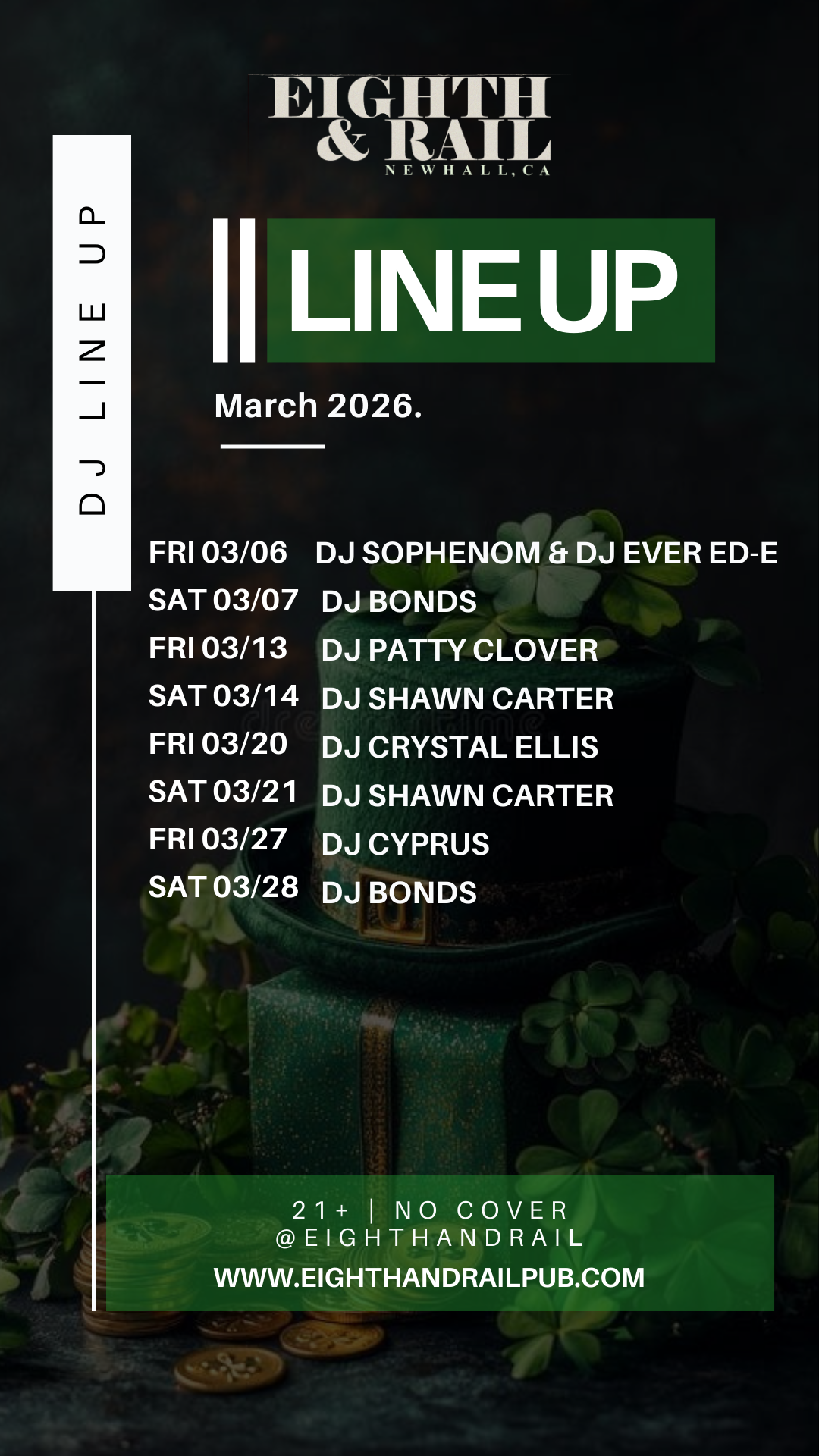 March DJ Line Up