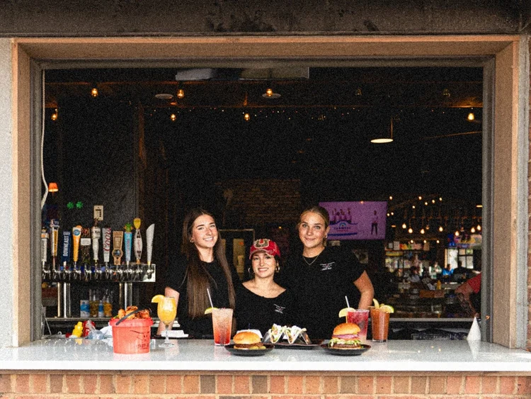 Cowboy Jack's staff behind the bar