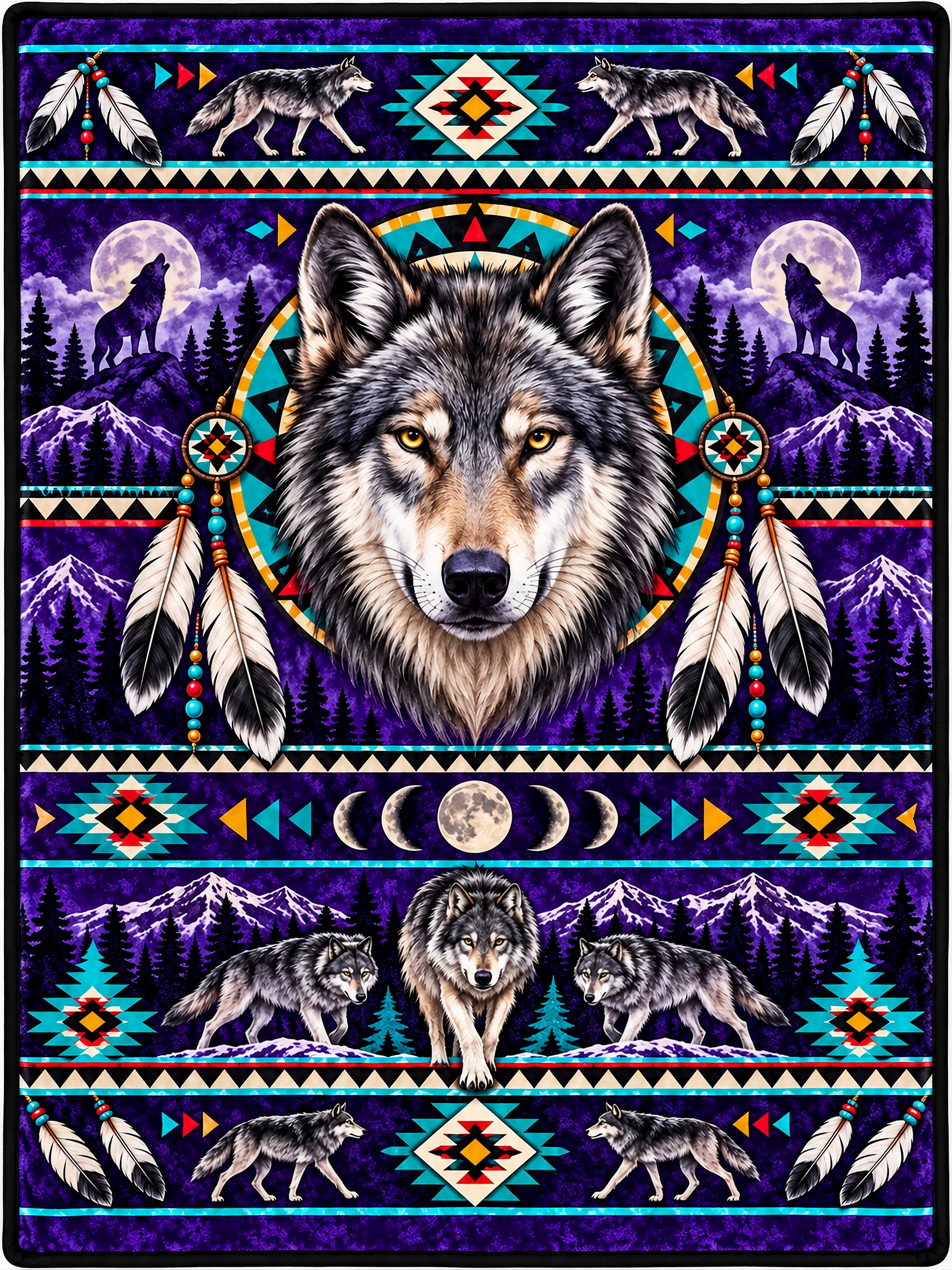 Identity Wolf — 11×14 Canvas Print
