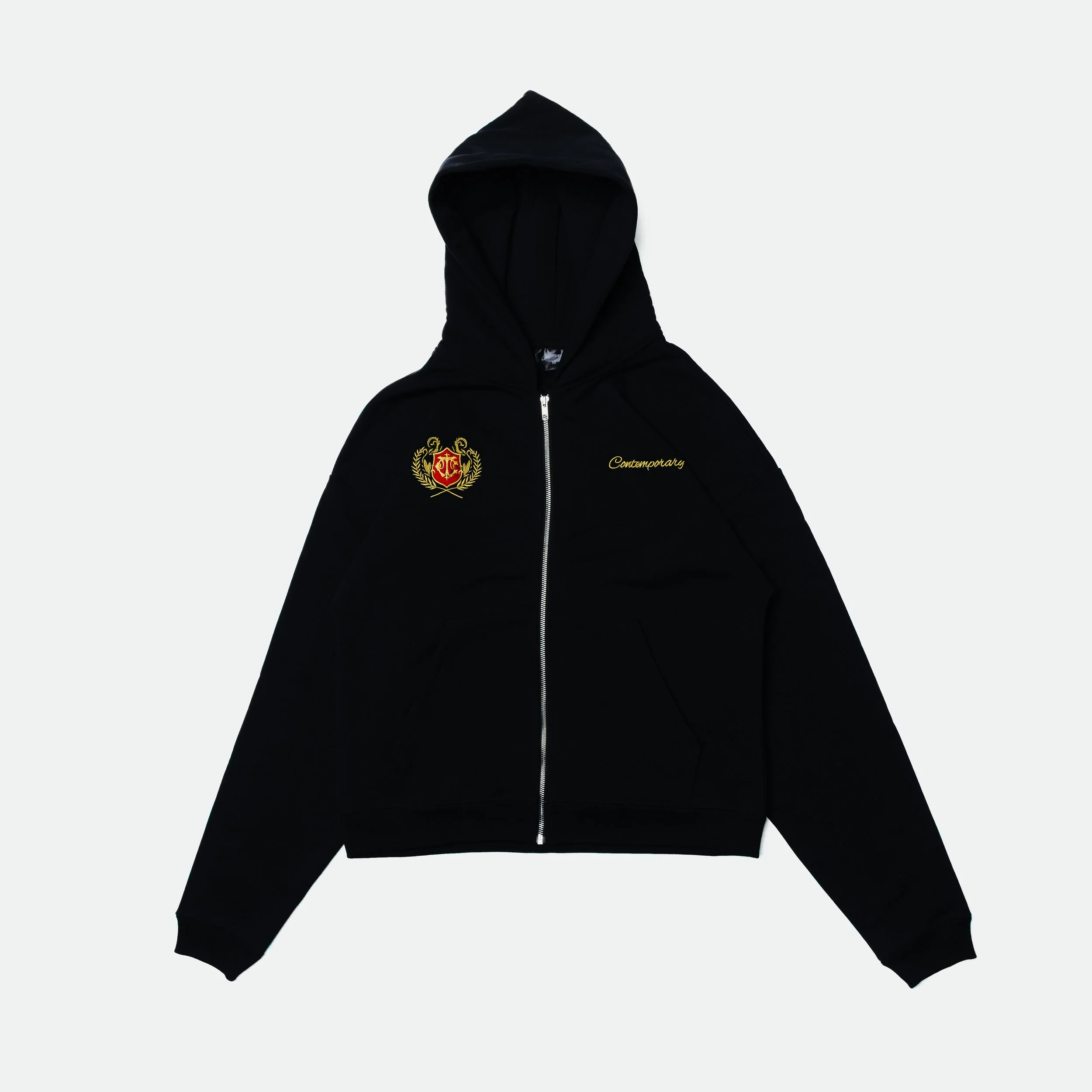 Crest Zip-Up Hoodie