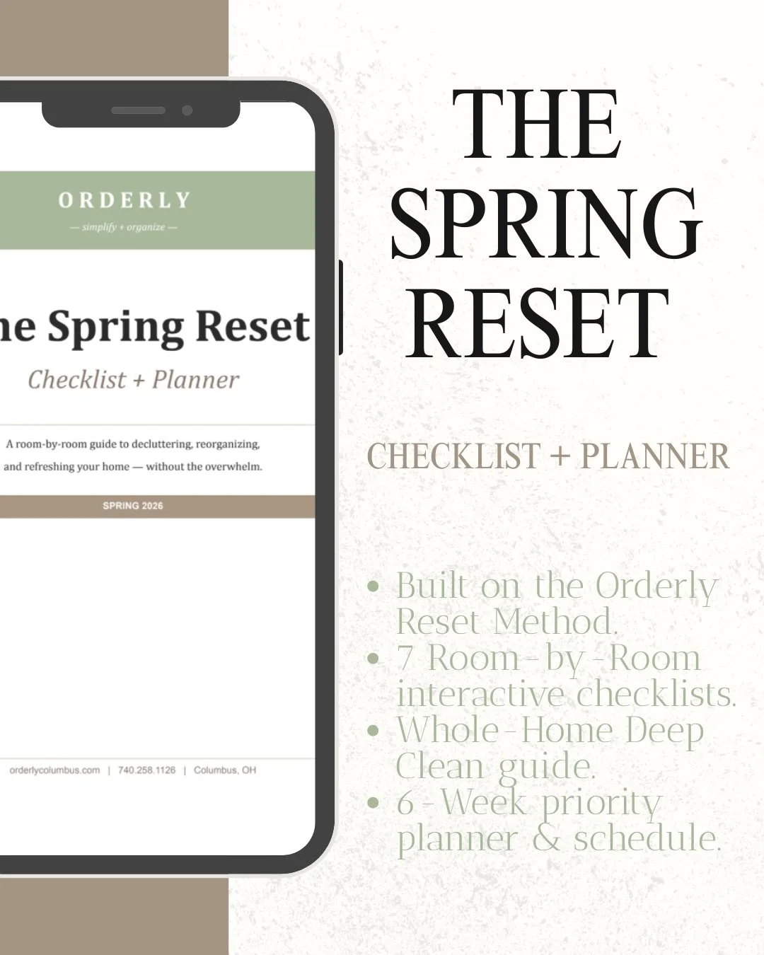 The Spring Reset Checklist + Planner.