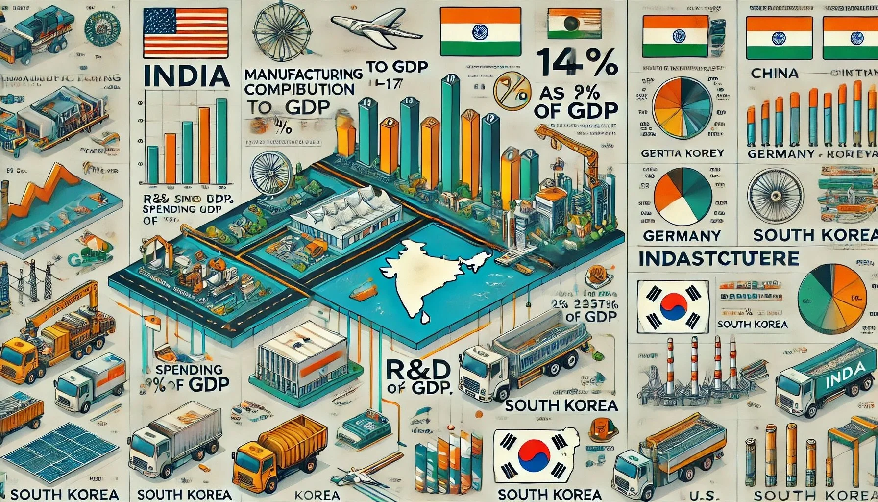 India’s Industrial & Manufacturing Growth: Policies, Challenges, & Global Comparison - A Comprehensive Analysis