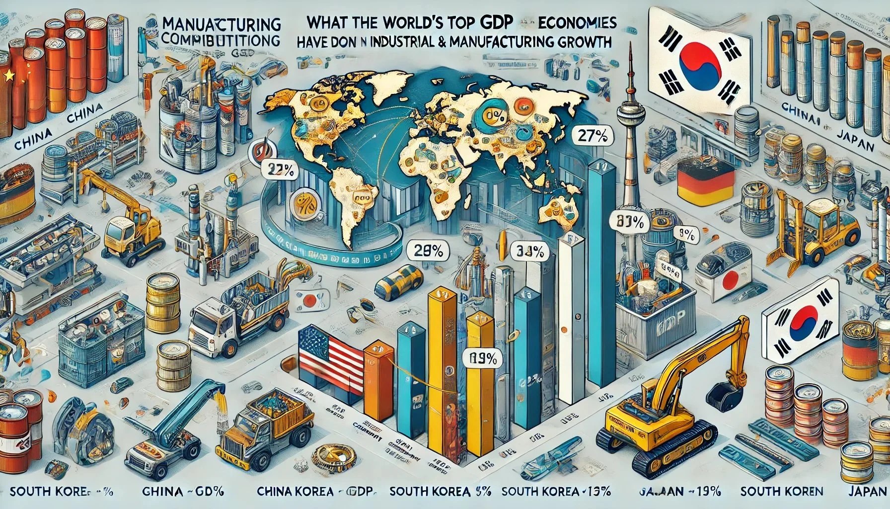 What World’s Top GDP Economies Have Done Right in Industrial & Manufacturing Growth: A Detailed Analysis
