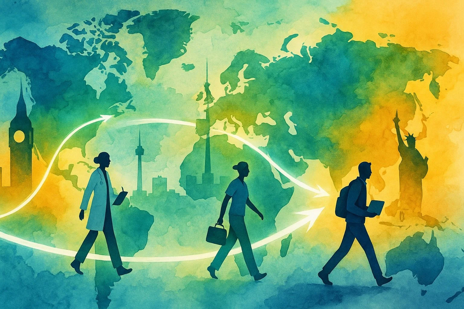 Cross‑Border Labor Mobility & Skilled Migration Economics