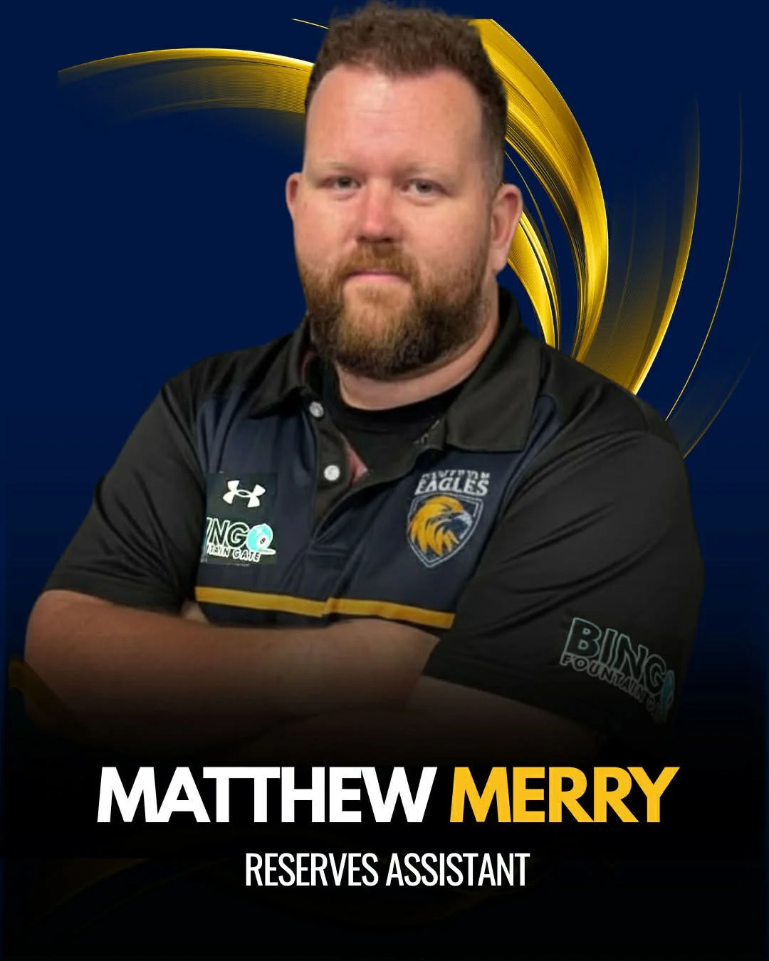 Doveton Eagles FNC Reserves Assistant coach, Matthew Merry