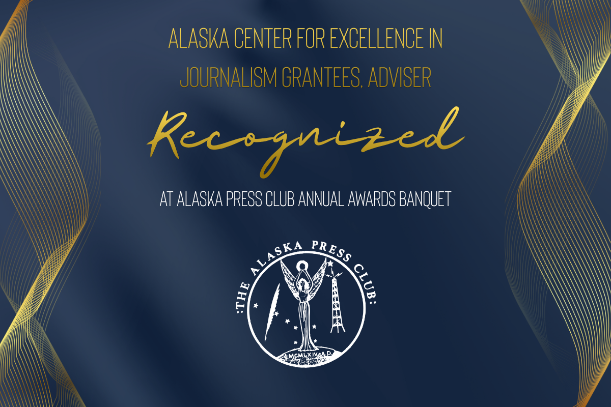 Fall 2024 grantees gather awards at annual Alaska Press Club conference