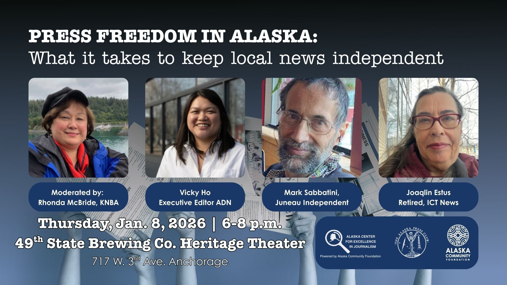 Meet the Panelists: Press Freedom in Alaska