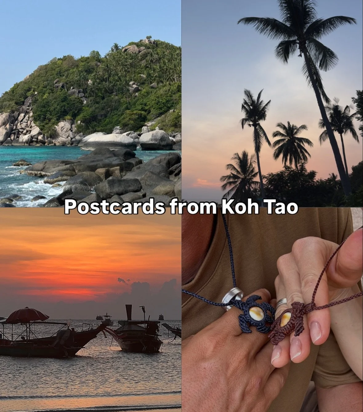 Koh Tao - 10 Eindr&uuml;cke &amp; Fakten&hellip; 

🐢 Der Name: Koh Tao bedeutet &uuml;bersetzt Schildkr&ouml;teninsel &ndash; benannt nach der markanten Form und den historischen Nistpl&auml;tzen der Meeresschildkr&ouml;ten (wie in der Shark Bay). 
