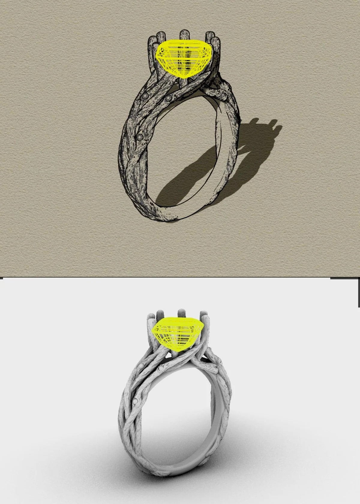 Custom Engagement Ring