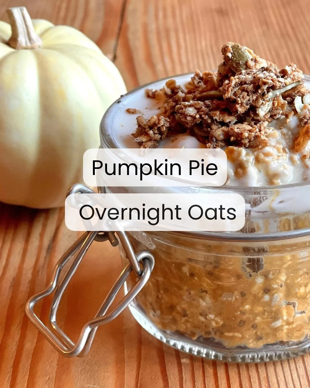 ✨ Pumpkin Pie Spice Overnight Oats: an easy make-ahead high protein breakfast to ensure your morning kicks off right.

Save this recipe before you forget where you saw it!📌

Double-tap if pumpkin pie spice is your vibe! 🎃 

#pumpkinspice #pumpkinre