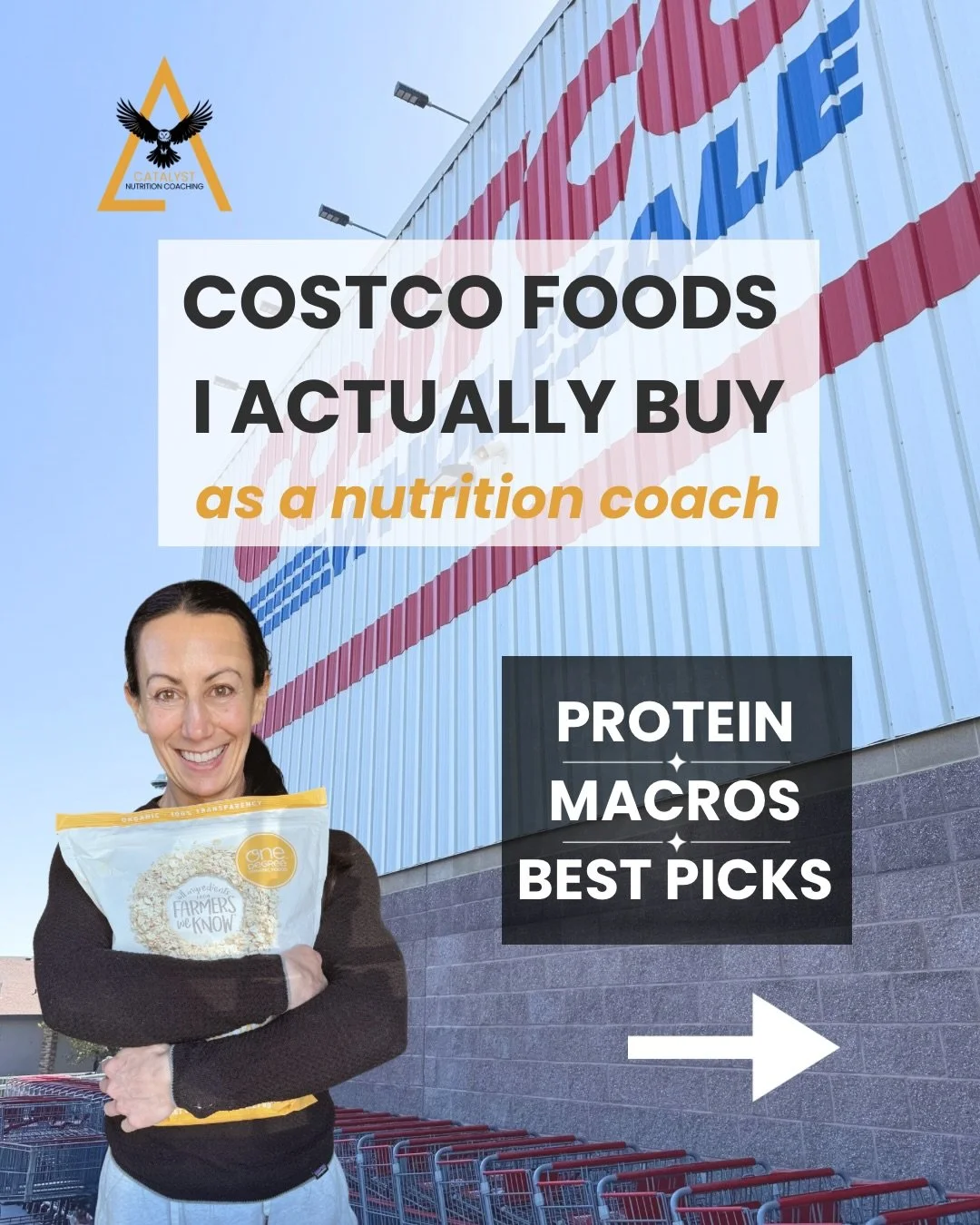 Costco can be overwhelming! These are items that actually end up in my cart as a nutrition coach. I saved my favorite for last - it might surprise you! 🫢

While protein matters, so do ingredients, digestion, and how foods actually make you feel. Not