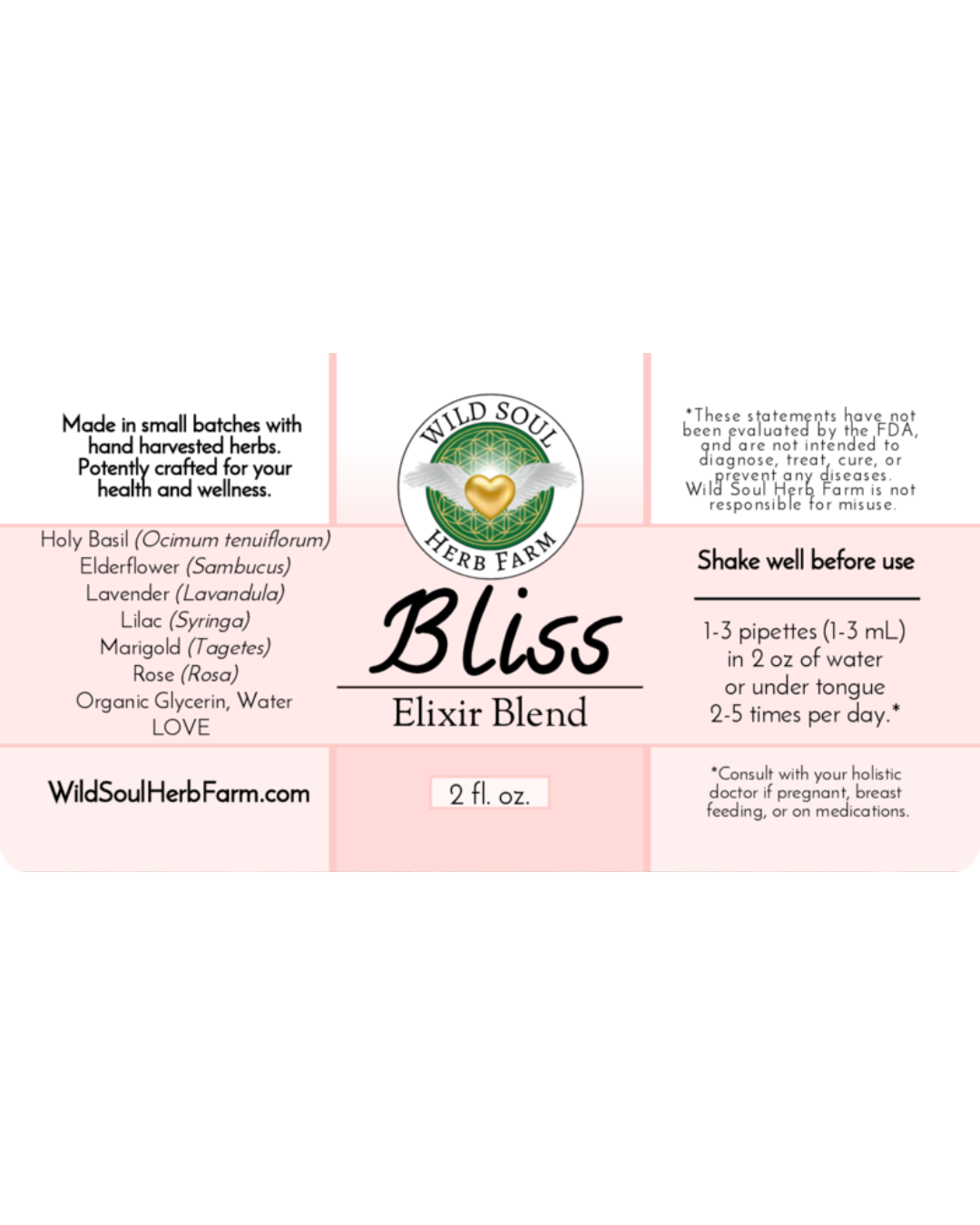 Bliss Glycerite Blend
