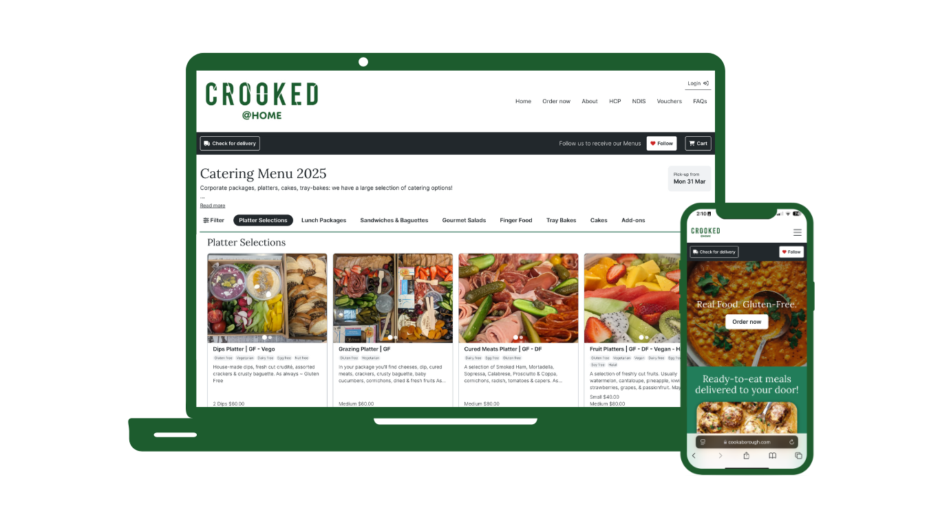 Crooked Kitchen | Cafe, Takeaway & Catering | Delivery | Bendigo’s Only ...