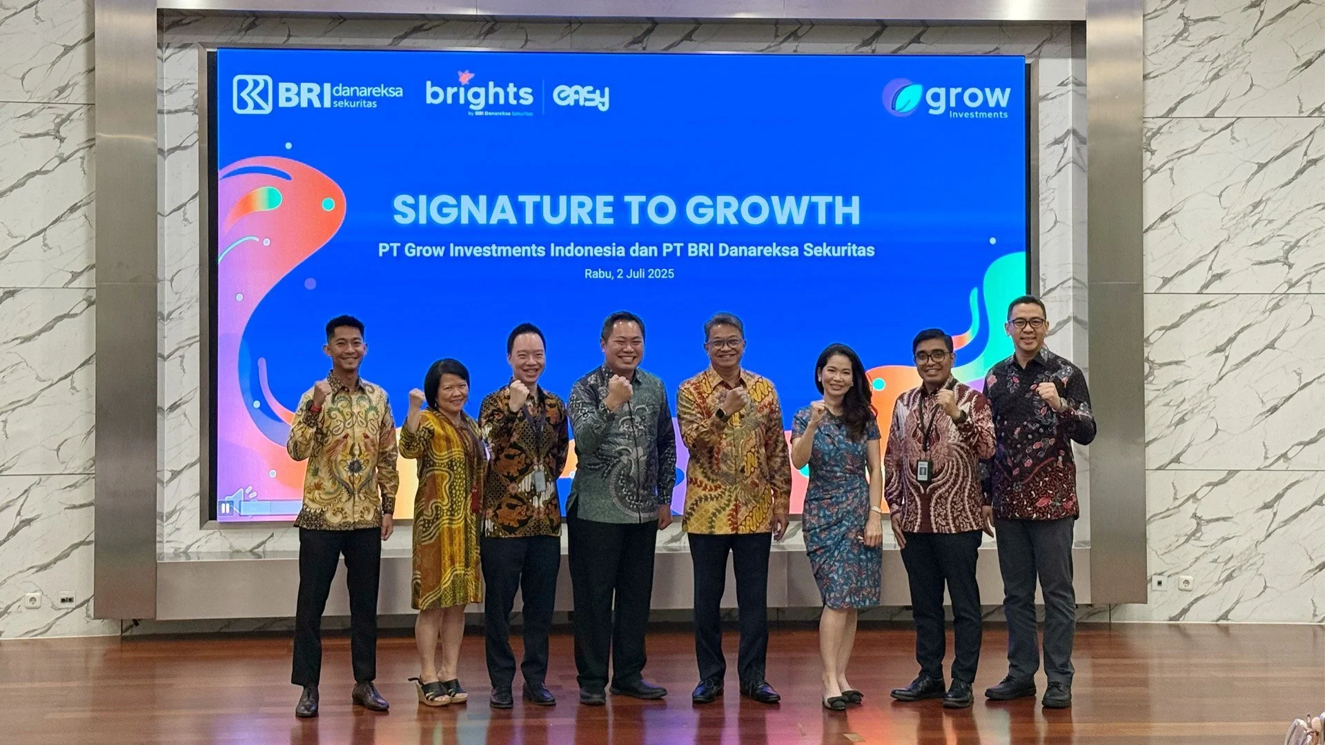 Grow Investments dan BRI Danareksa Sekuritas Jalin Kerja Sama Distribusi Reksa Dana Melalui Aplikasi BRIGHTS